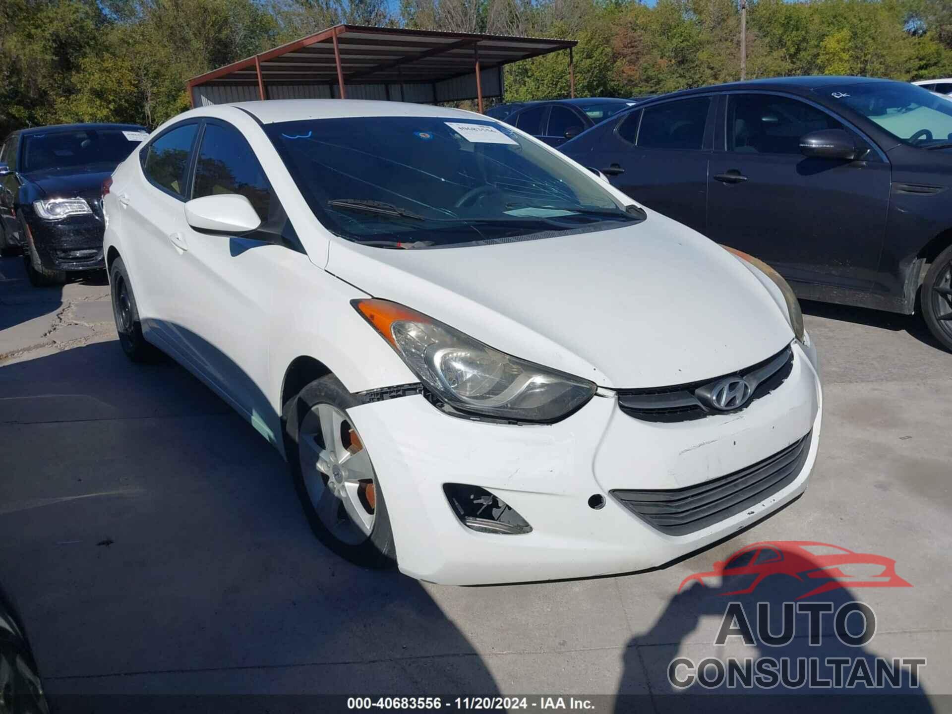 HYUNDAI ELANTRA 2012 - 5NPDH4AE9CH089649