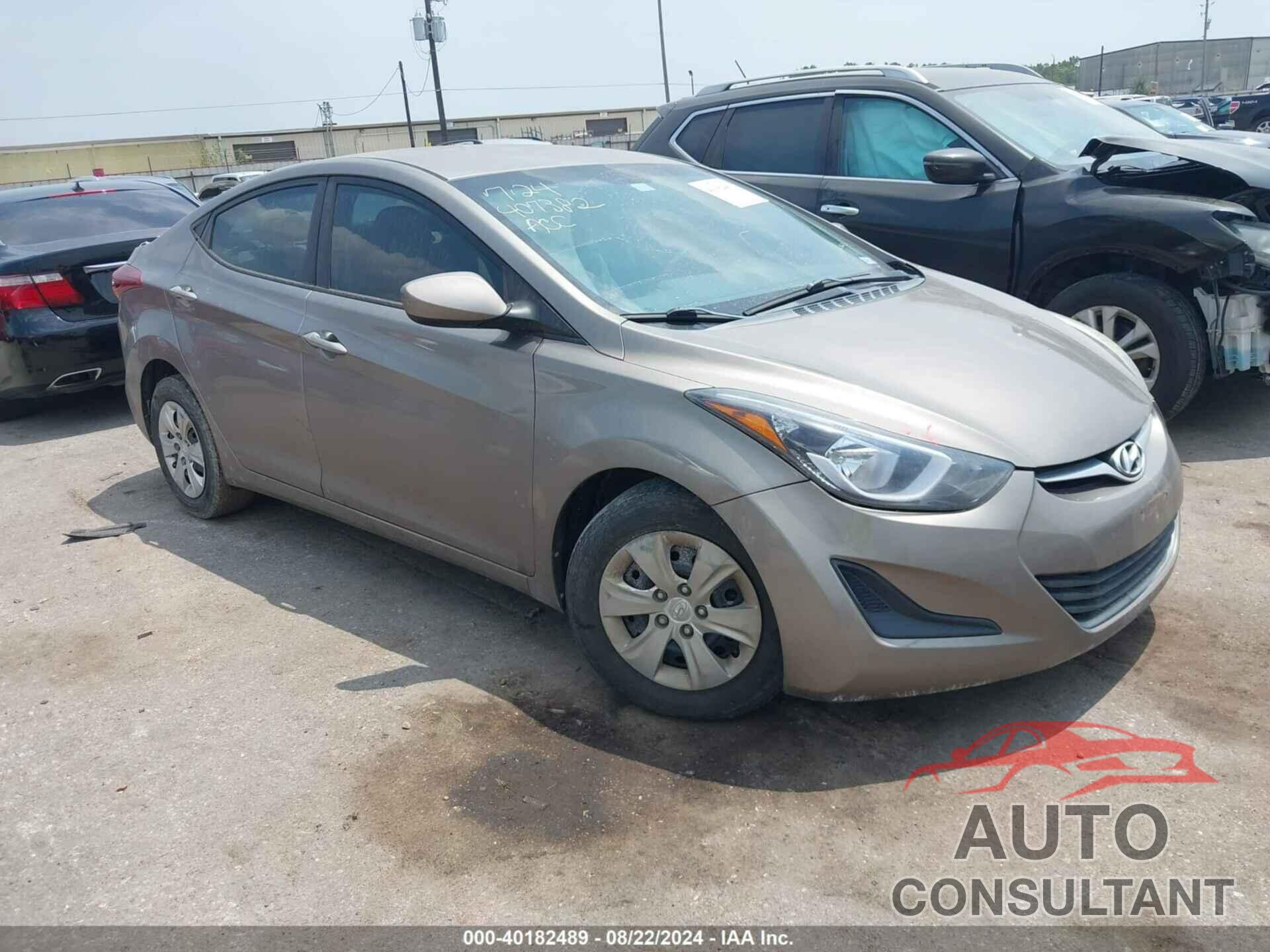 HYUNDAI ELANTRA 2016 - 5NPDH4AE4GH740840