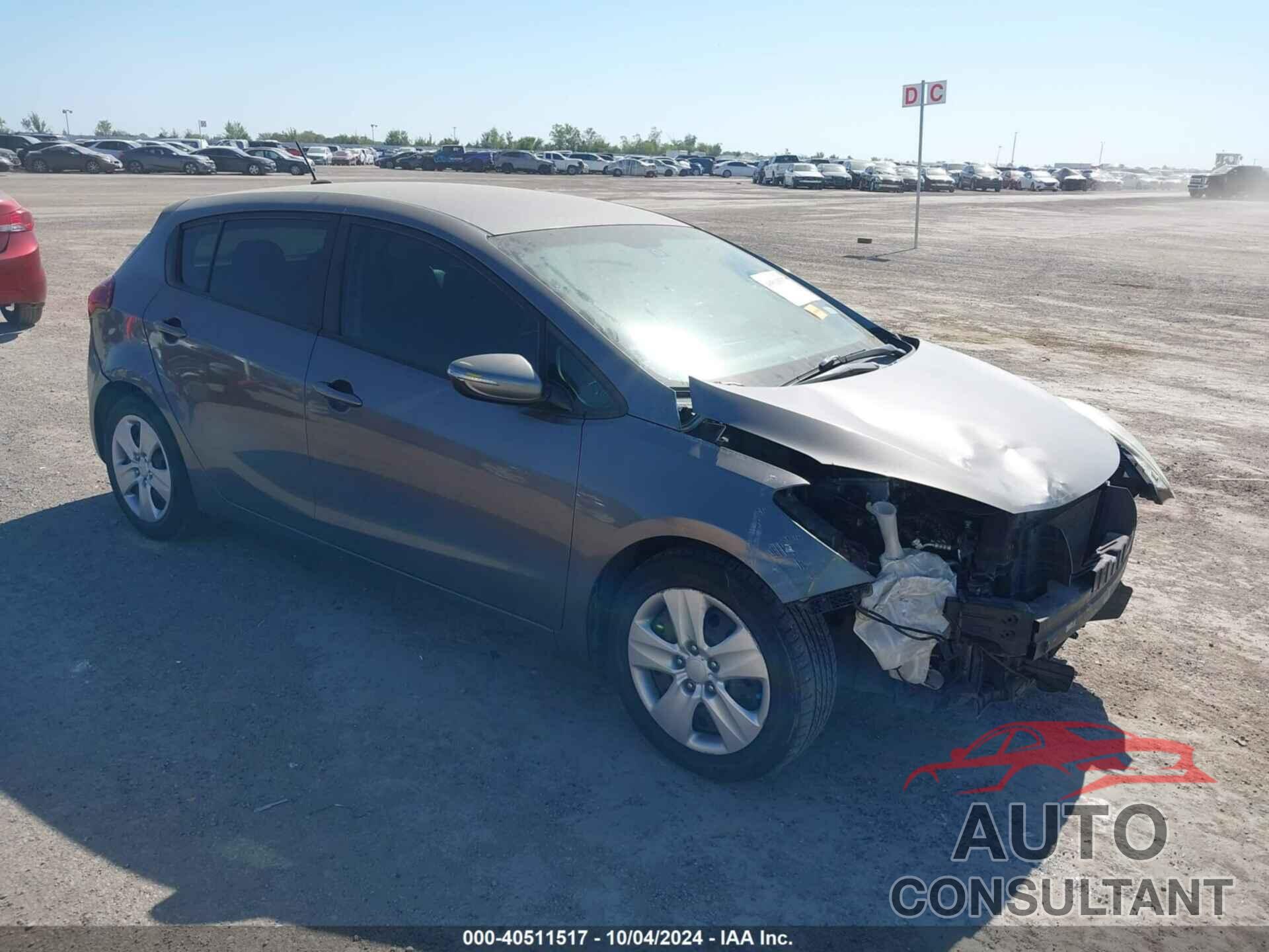 KIA FORTE 2016 - KNAFK5A80G5630665