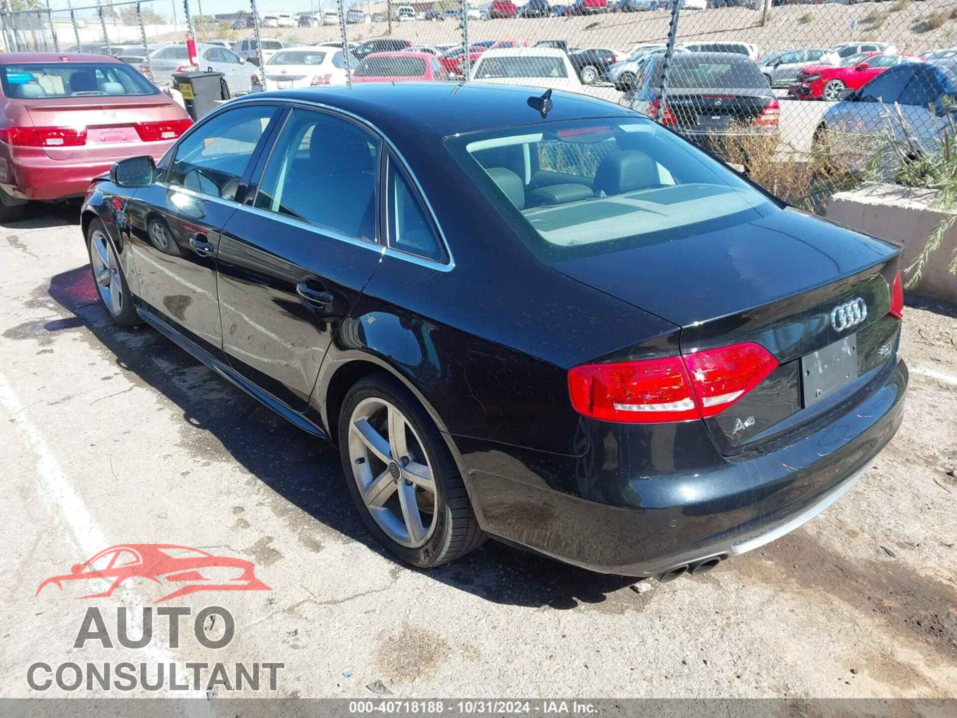 AUDI A4 2012 - WAUFFAFL6CN012609