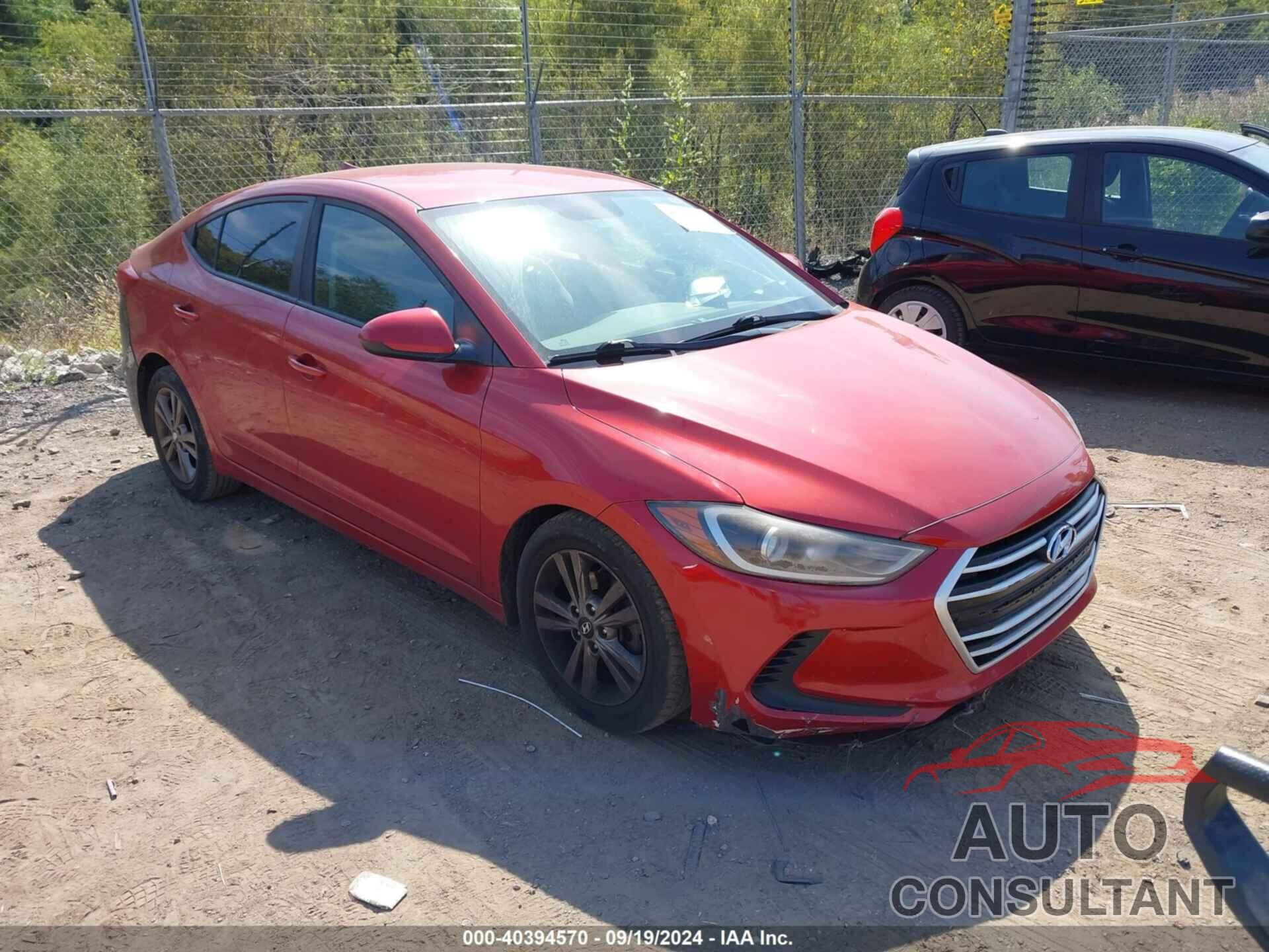 HYUNDAI ELANTRA 2018 - 5NPD84LF1JH310986