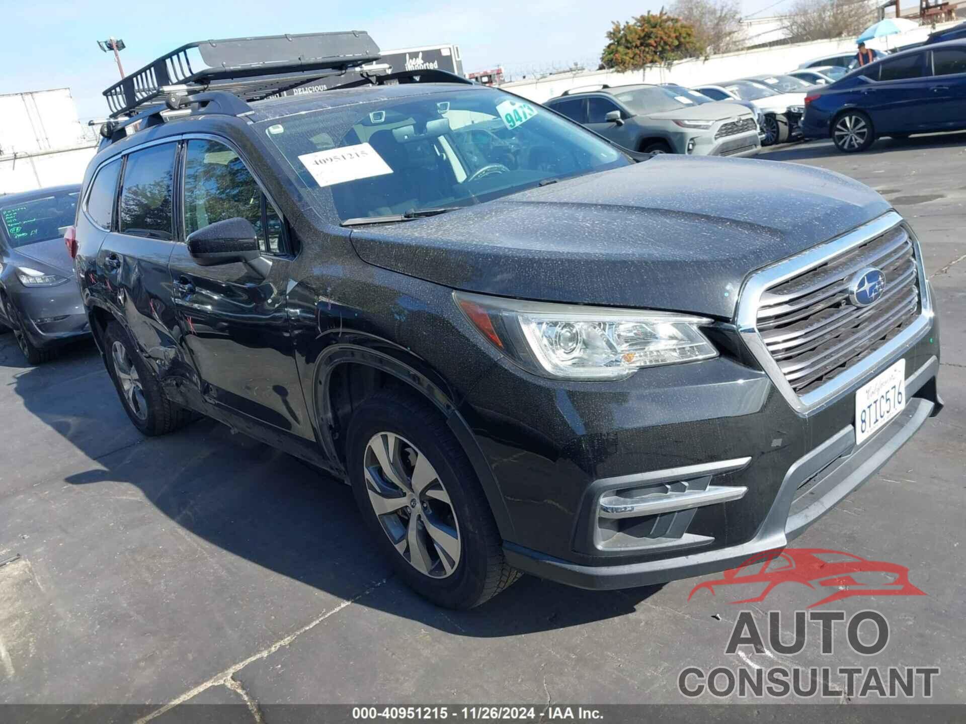SUBARU ASCENT 2019 - 4S4WMACD2K3405373