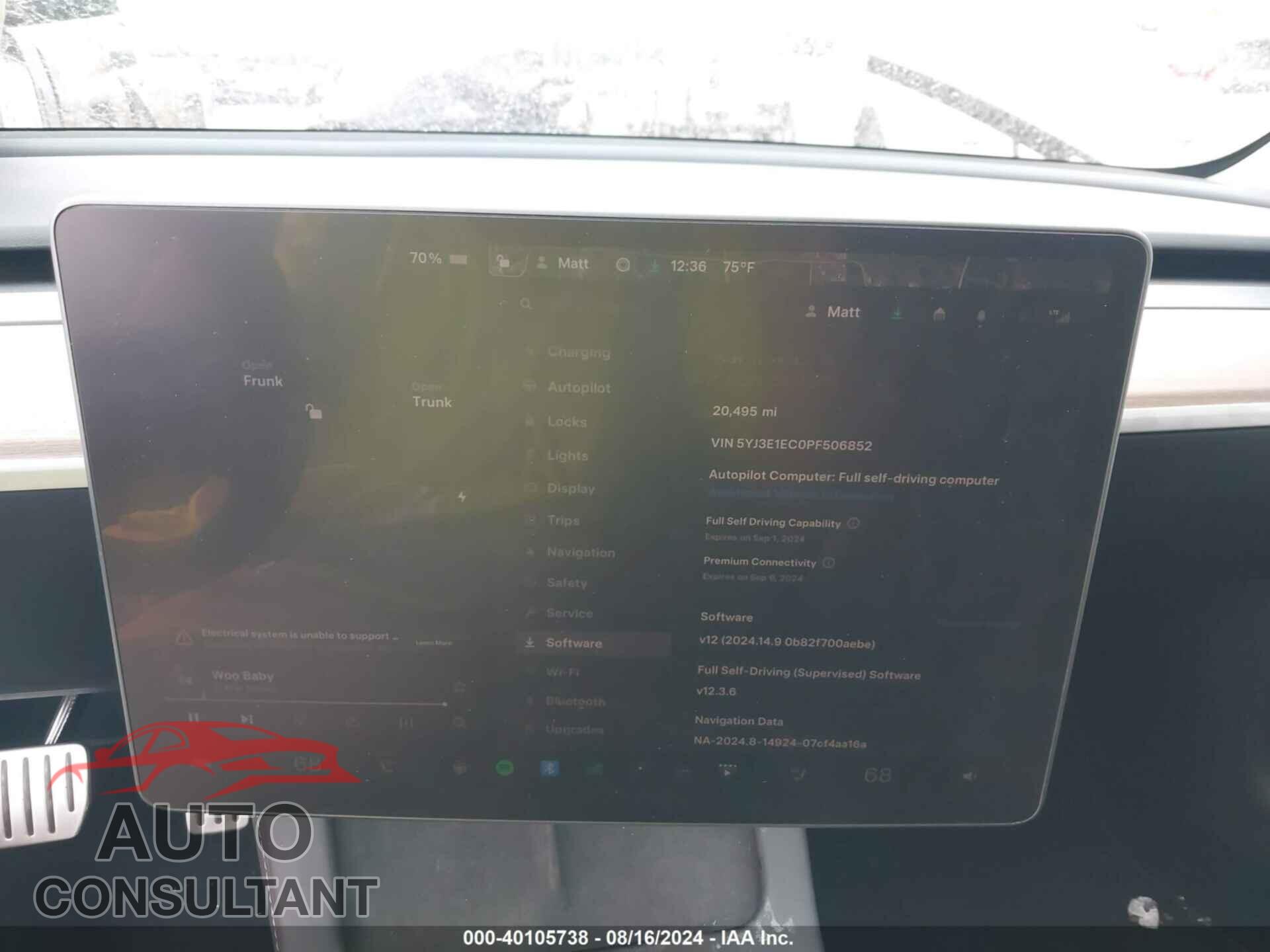 TESLA MODEL 3 2023 - 5YJ3E1EC0PF506852