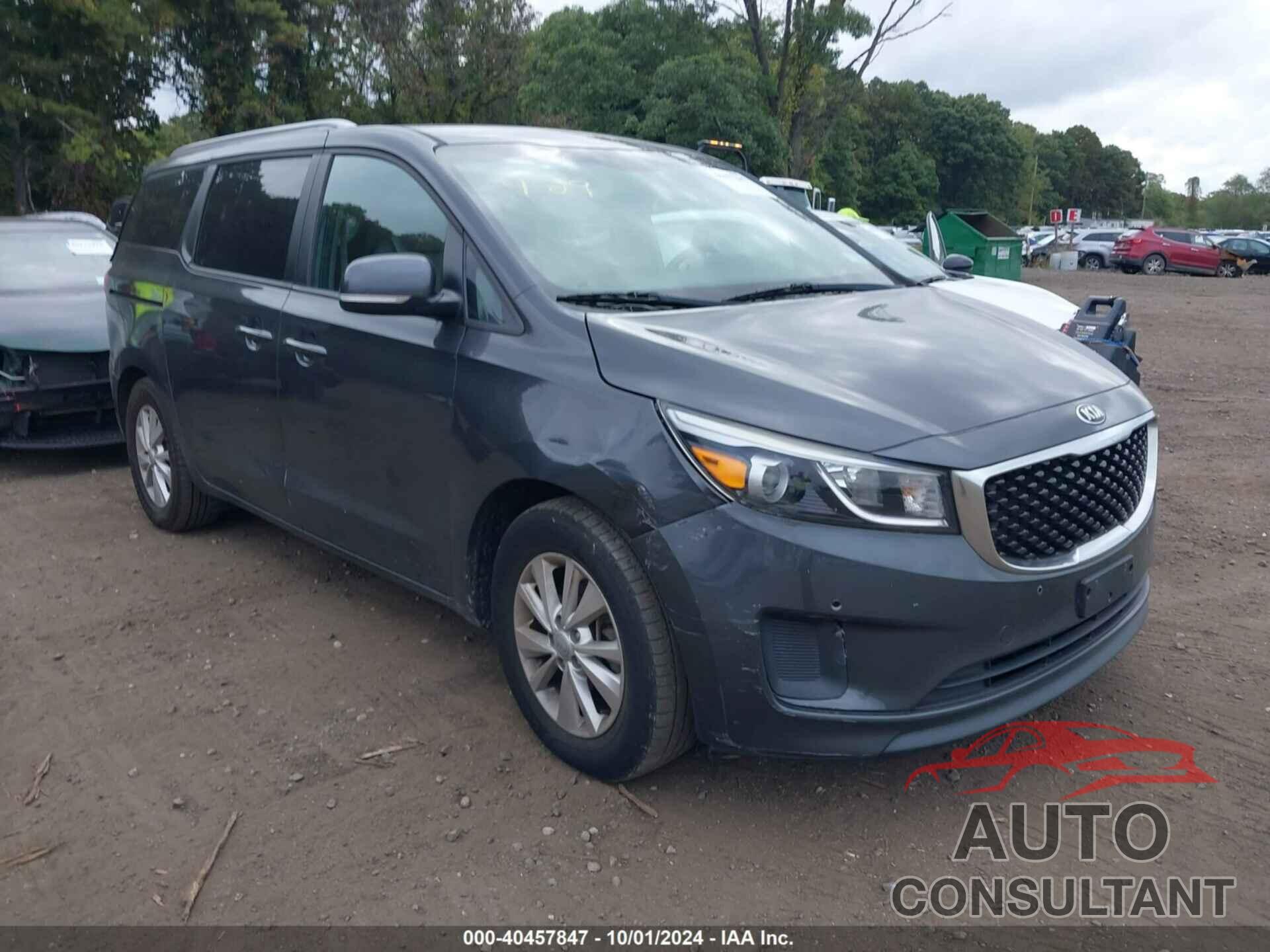 KIA SEDONA 2017 - KNDMB5C14H6326664