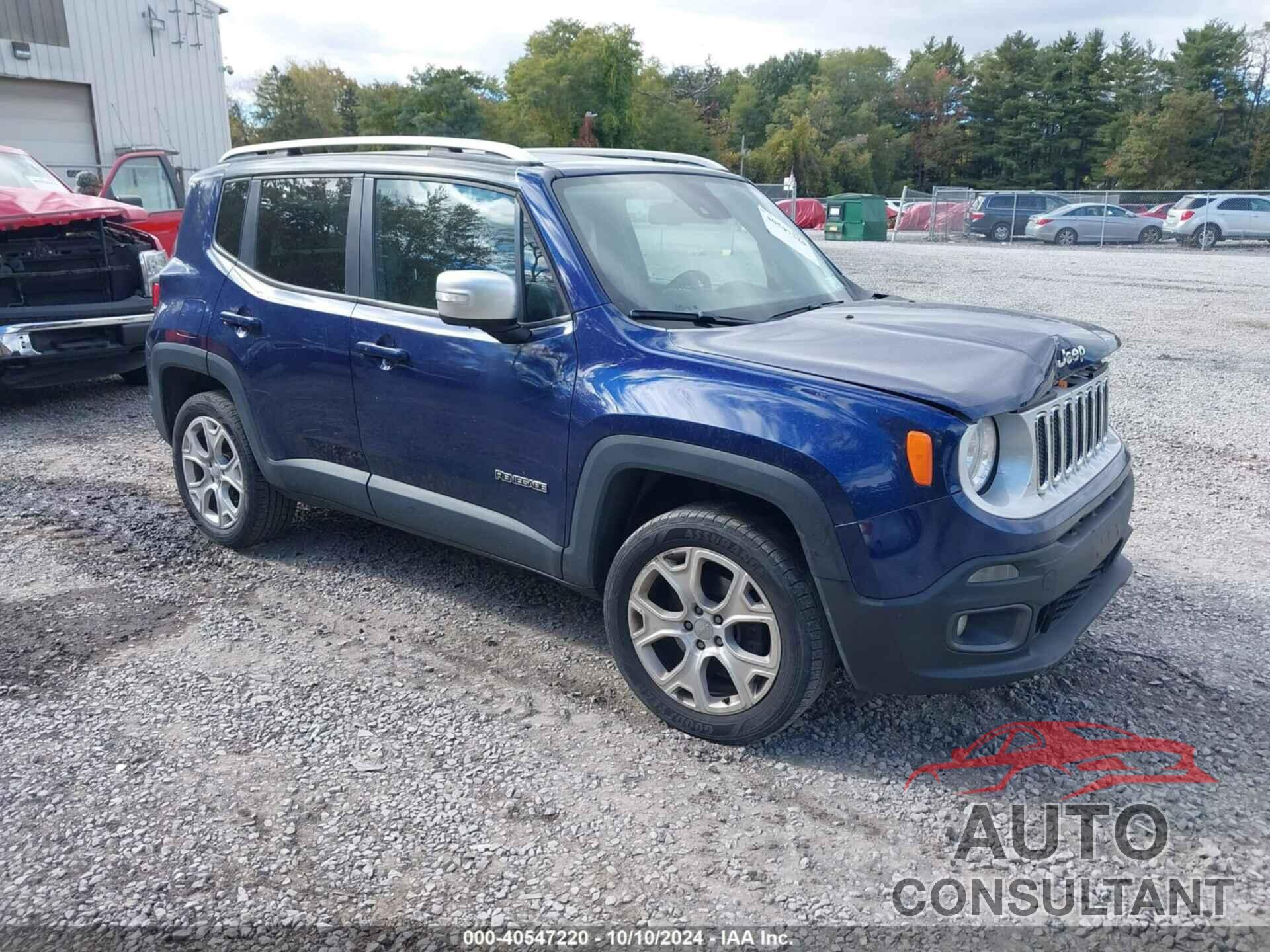 JEEP RENEGADE 2016 - ZACCJBDT8GPC75159
