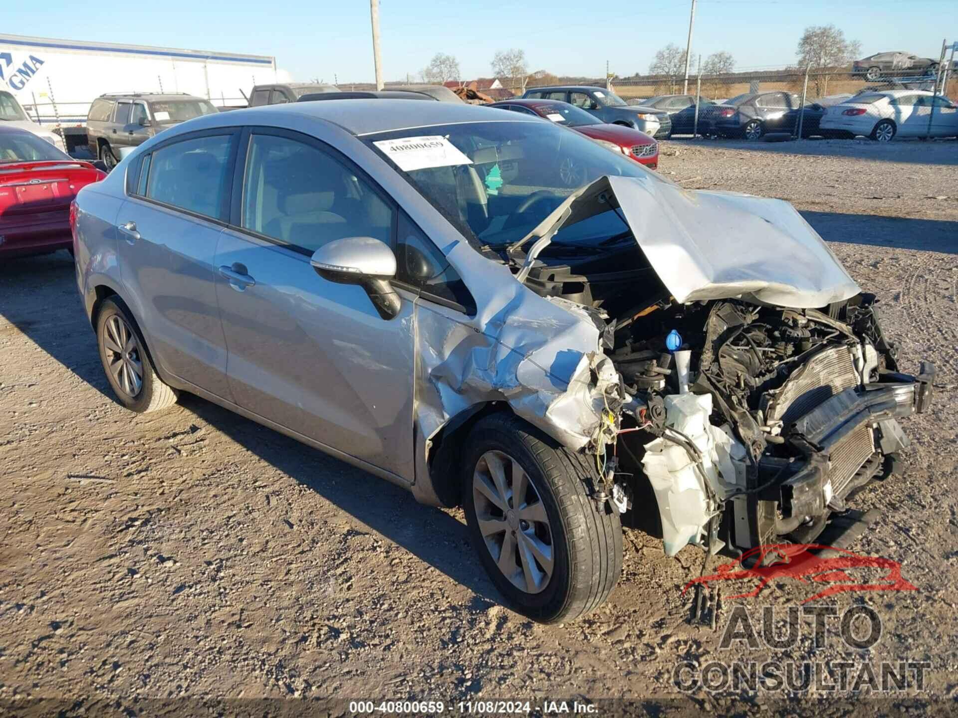 KIA RIO 2012 - KNADN4A35C6050622