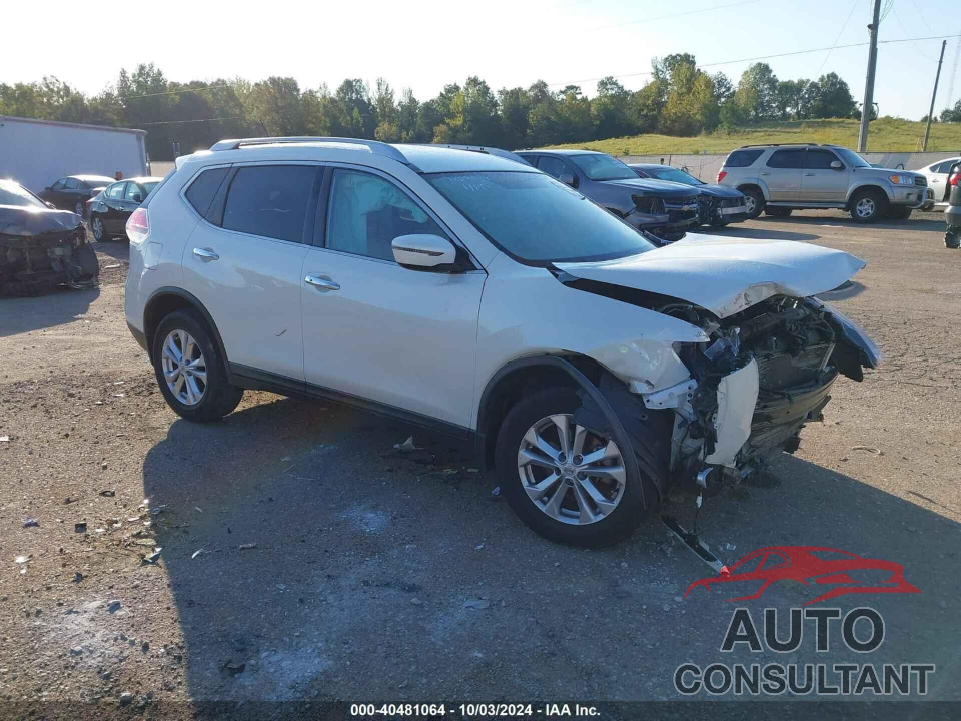 NISSAN ROGUE 2016 - KNMAT2MTXGP729202