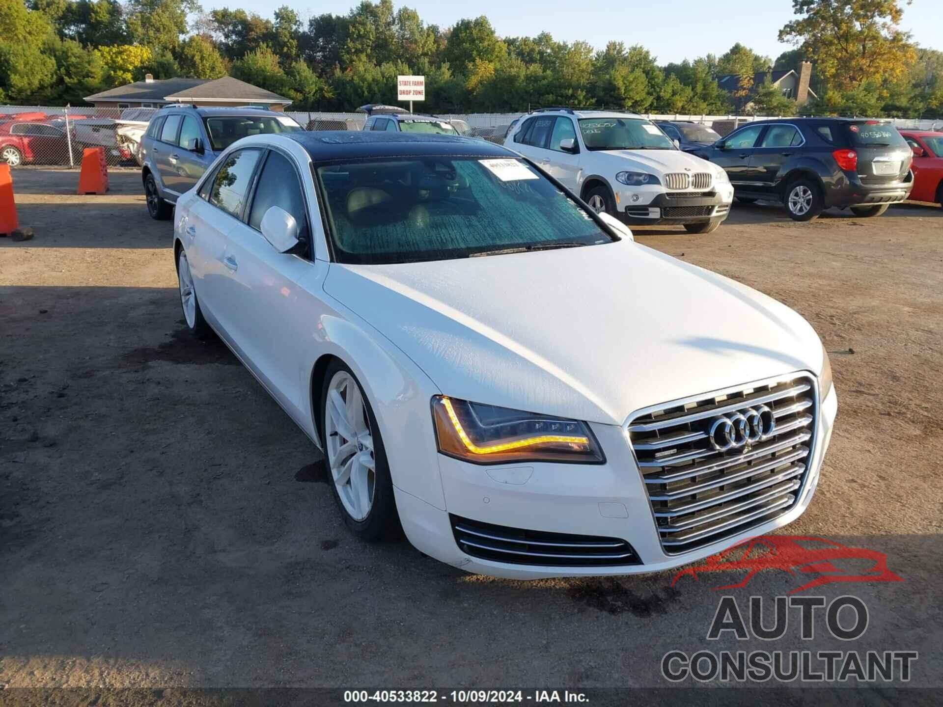 AUDI A8 L 2013 - WAUR2AFD2DN012514