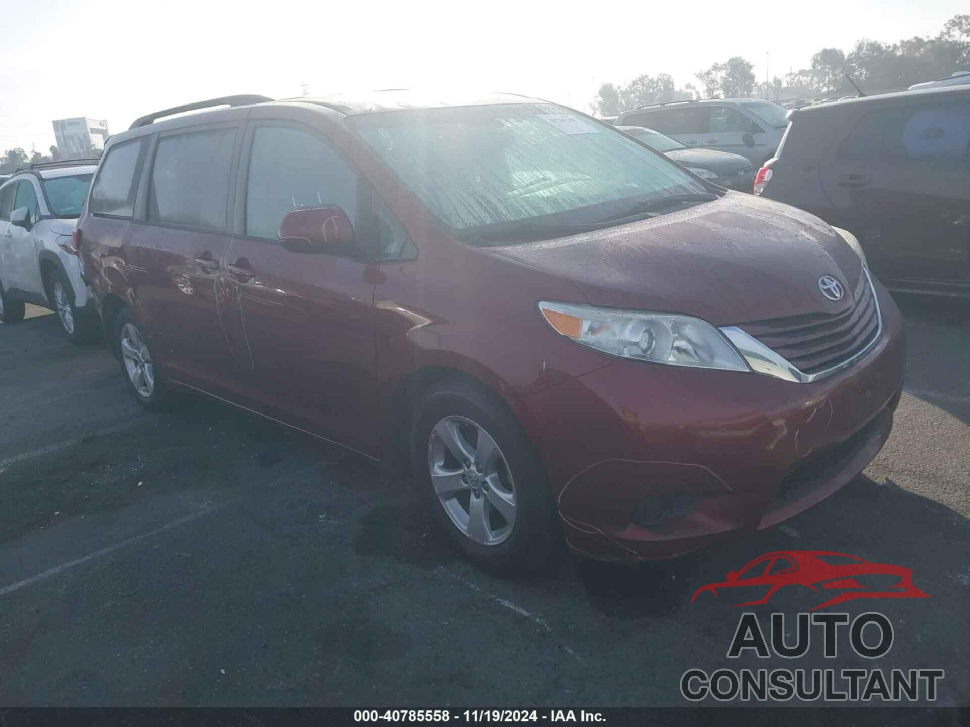 TOYOTA SIENNA 2016 - 5TDKK3DC9GS709610