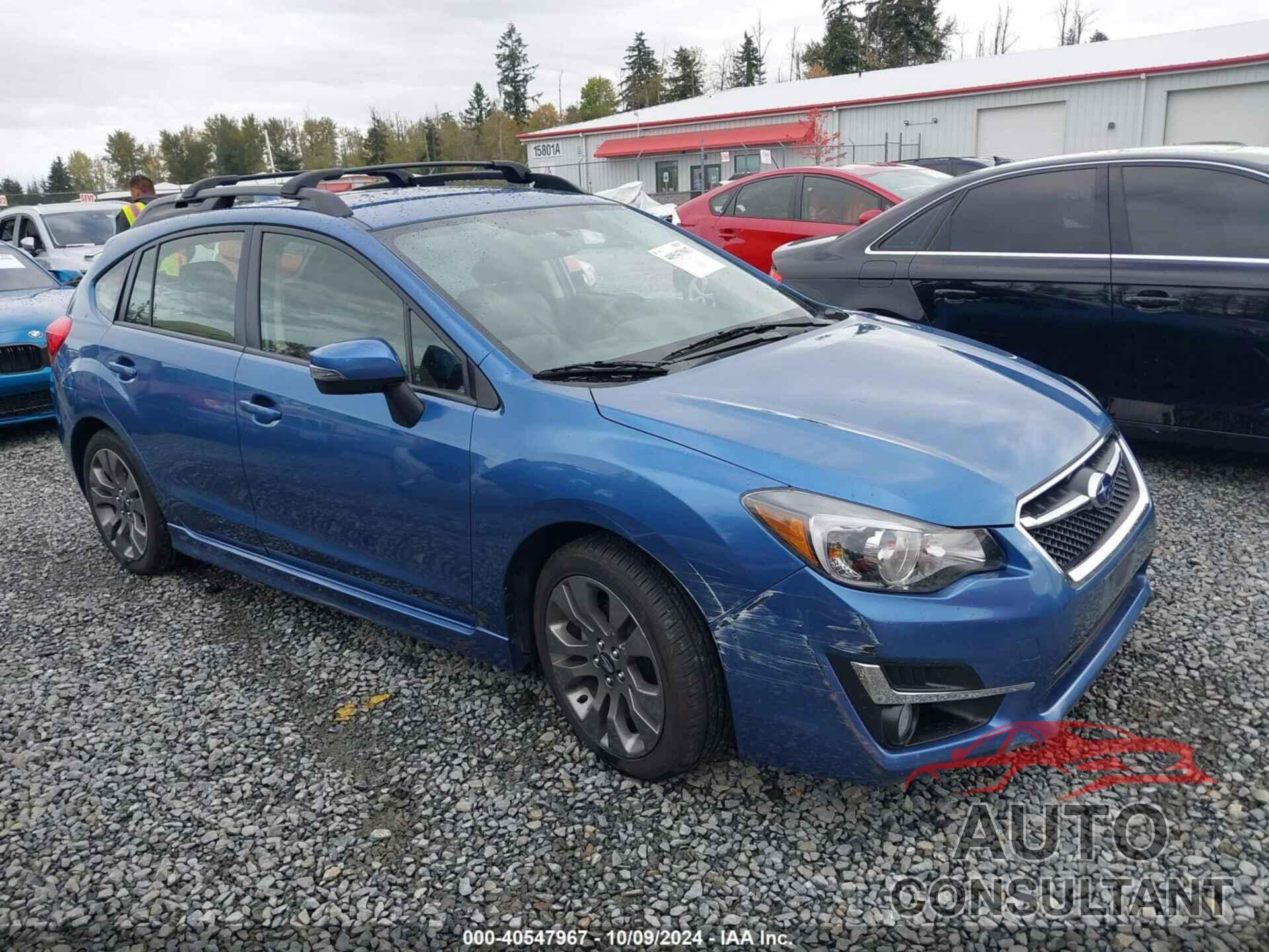 SUBARU IMPREZA 2016 - JF1GPAU6XGH247266