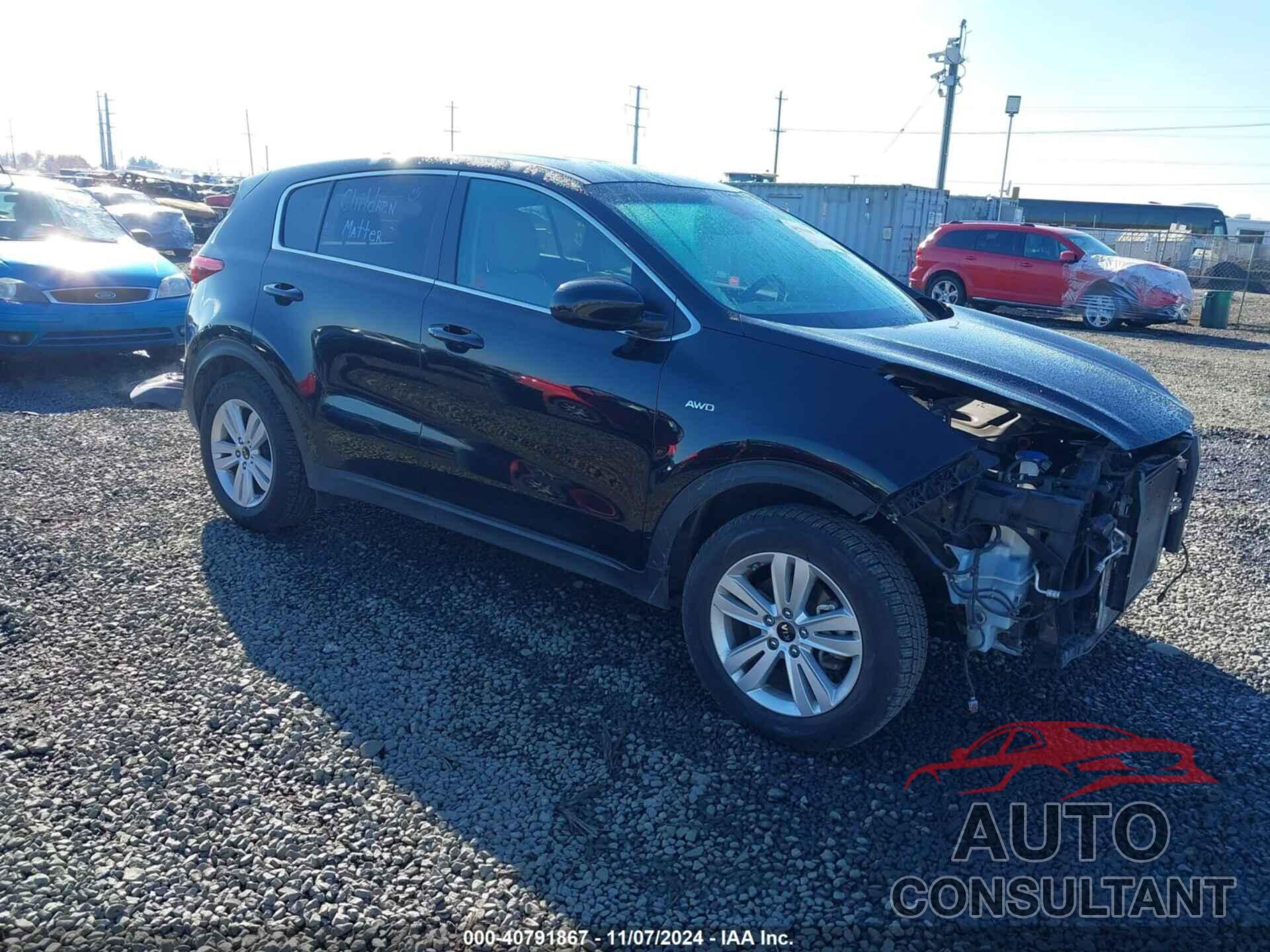 KIA SPORTAGE 2018 - KNDPMCAC3J7326932