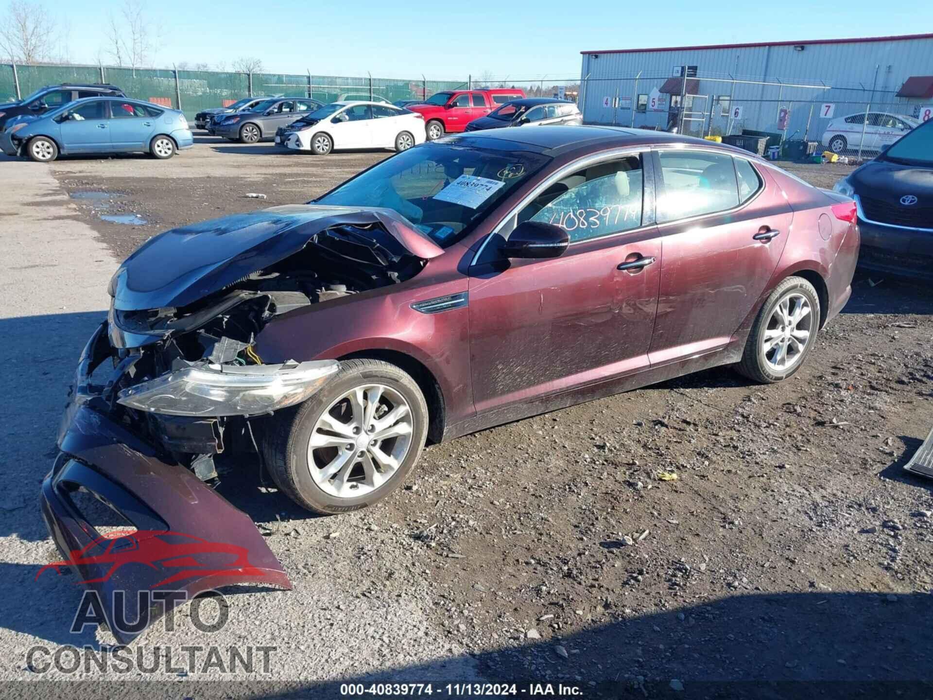 KIA OPTIMA 2012 - 5XXGN4A79CG042821