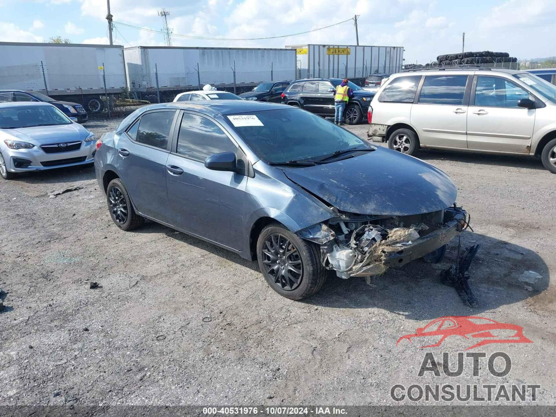 TOYOTA COROLLA 2019 - 2T1BURHE9KC232932