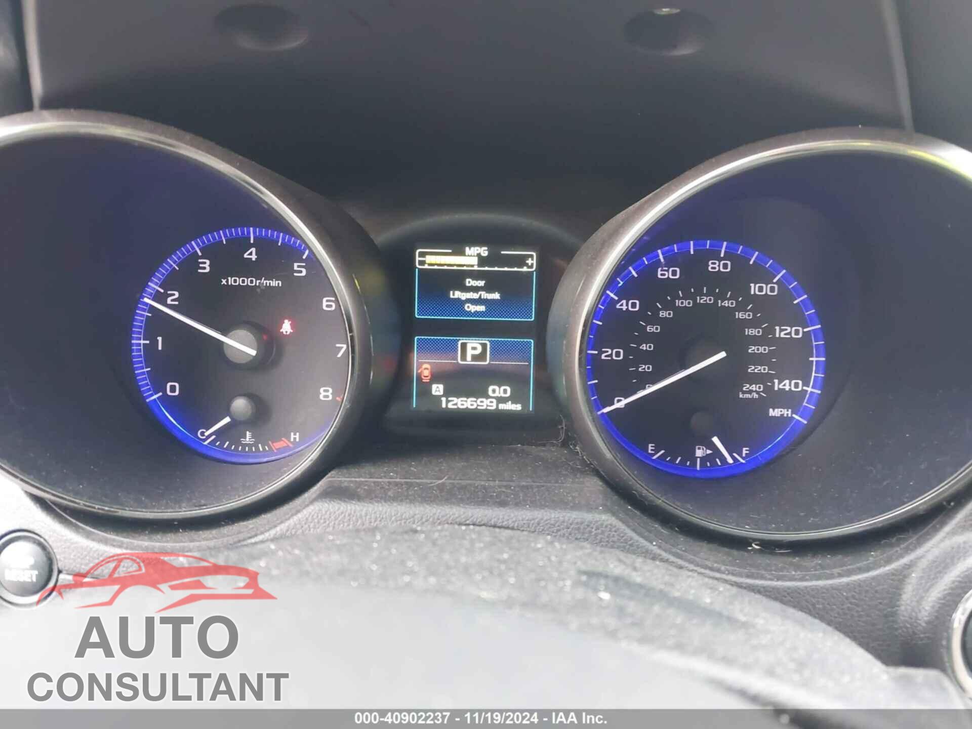 SUBARU OUTBACK 2015 - 4S4BSBLC3F3252896