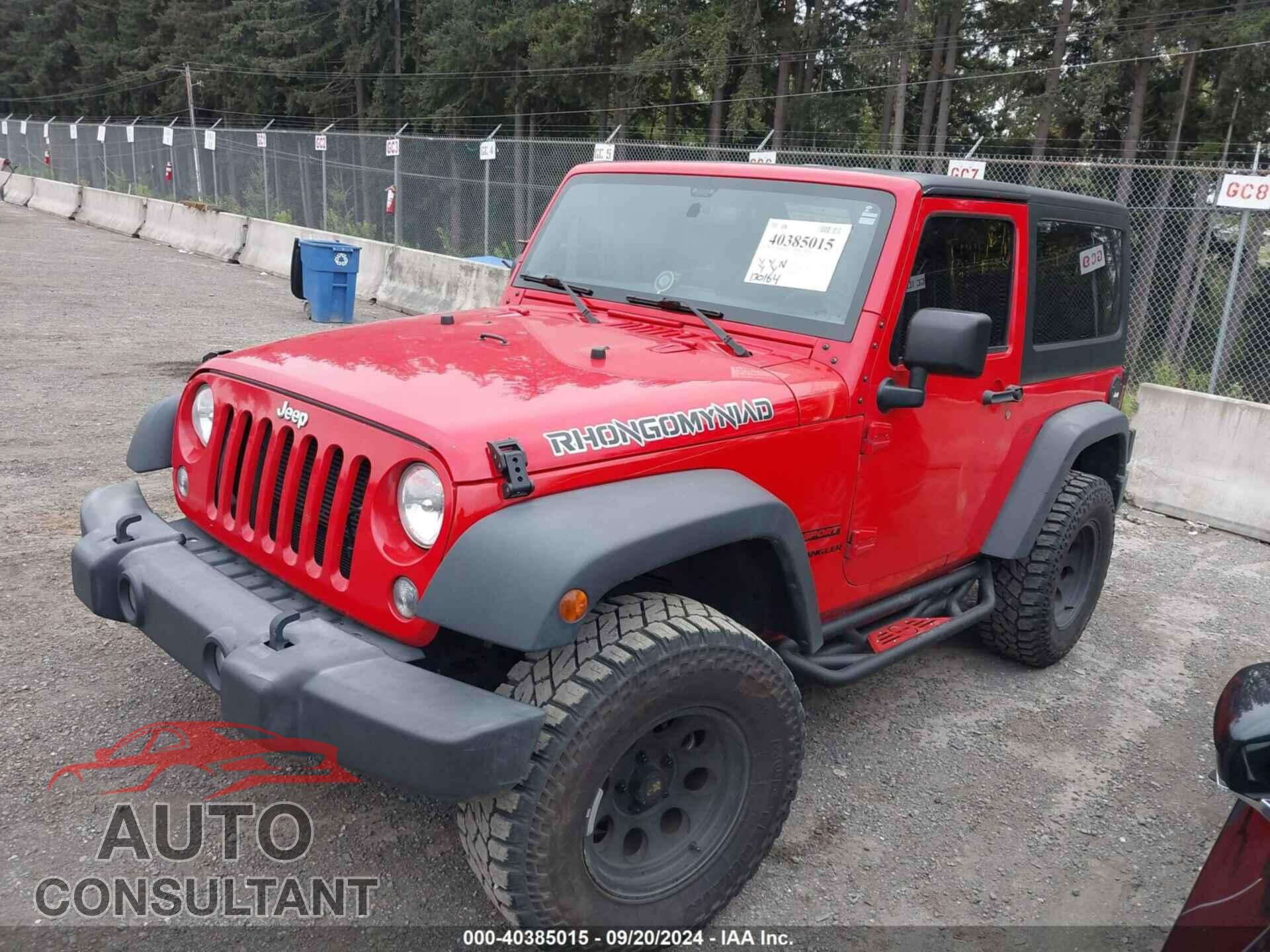 JEEP WRANGLER 2017 - 1C4AJWAG3HL754861