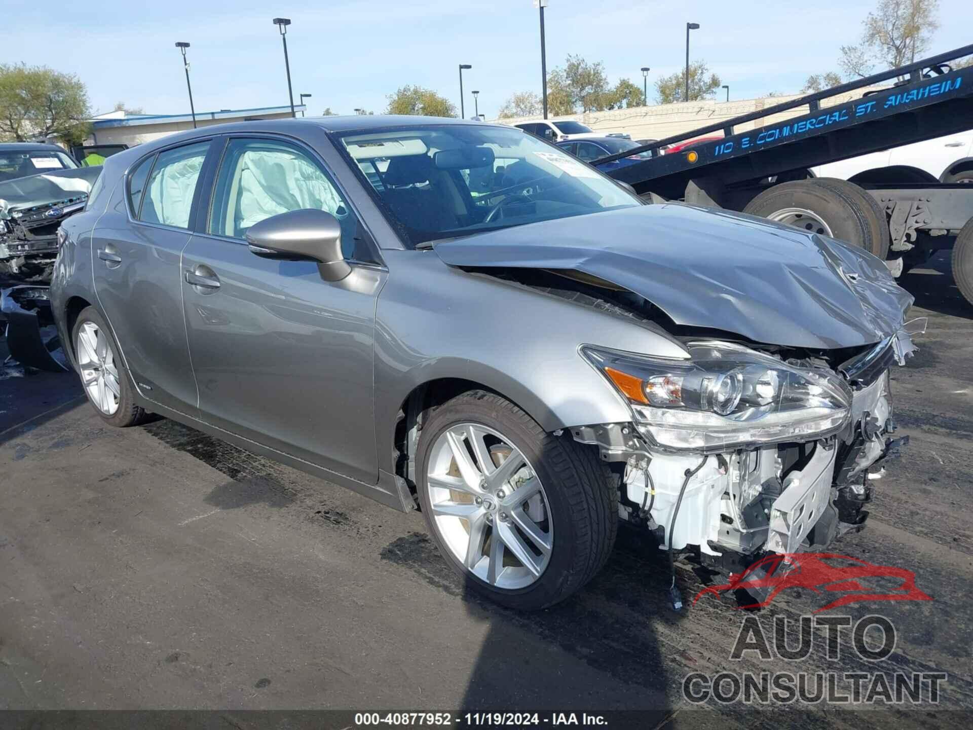 LEXUS CT 200H 2017 - JTHKD5BHXH2285379