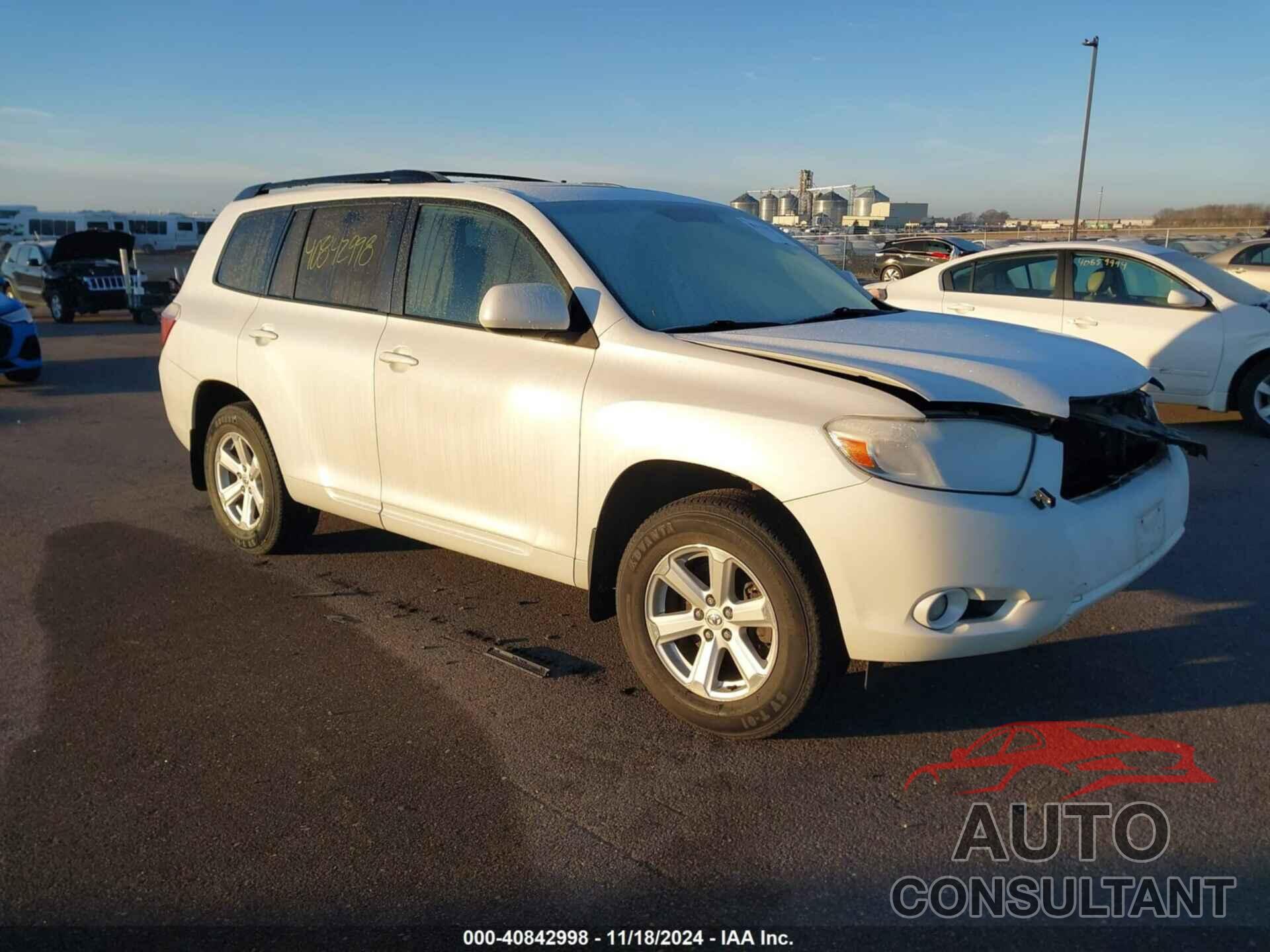 TOYOTA HIGHLANDER 2010 - 5TDJK3EH6AS028155