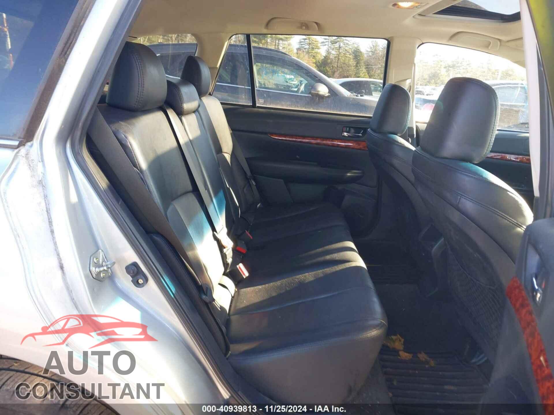 SUBARU OUTBACK 2012 - 4S4BRBLC4C3268581