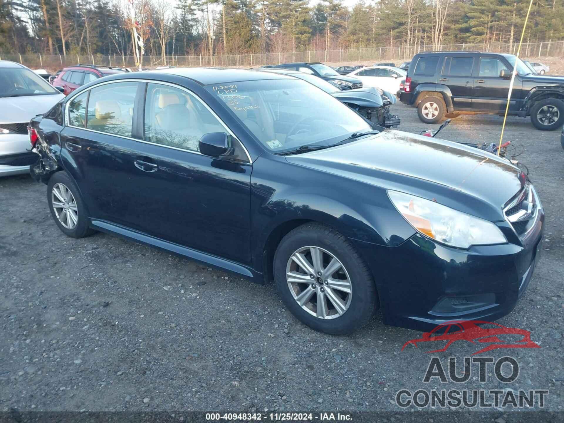 SUBARU LEGACY 2012 - 4S3BMBC61C3021306