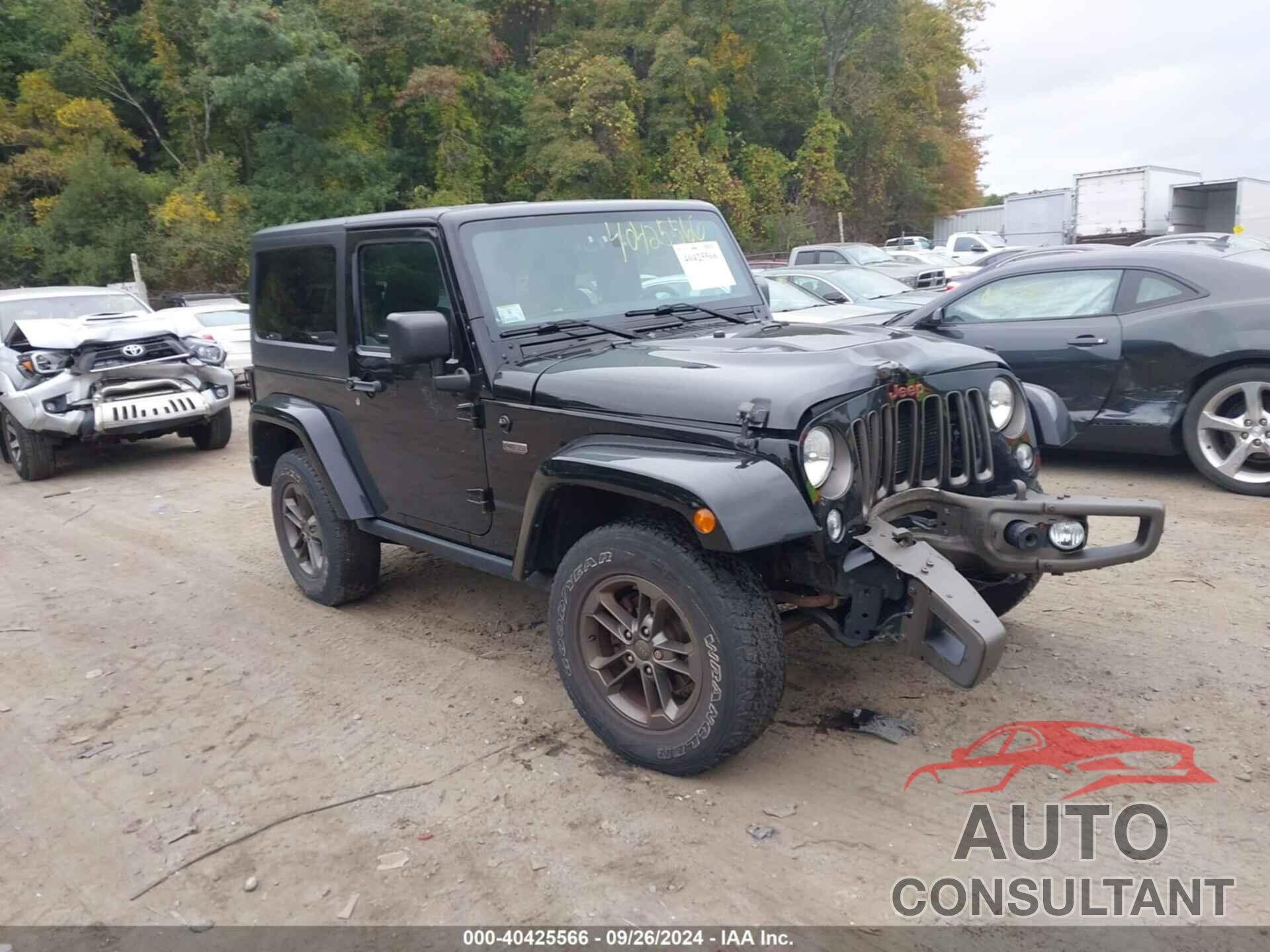 JEEP WRANGLER 2016 - 1C4AJWBG0GL228829