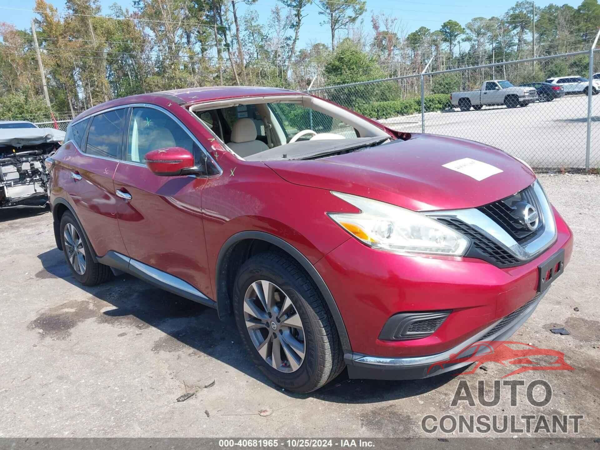 NISSAN MURANO 2016 - 5N1AZ2MG8GN157653