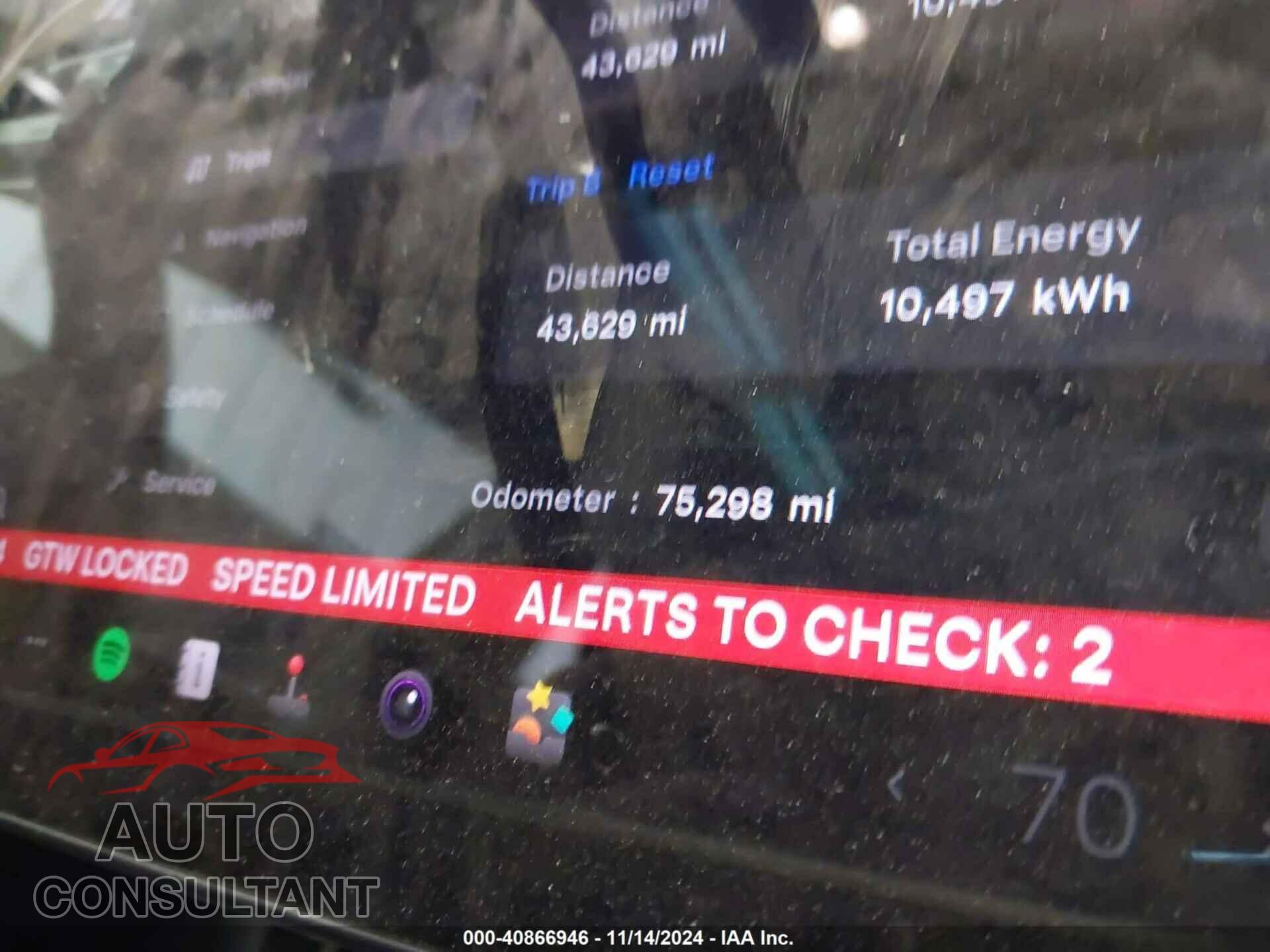 TESLA MODEL 3 2019 - 5YJ3E1EA1KF309244