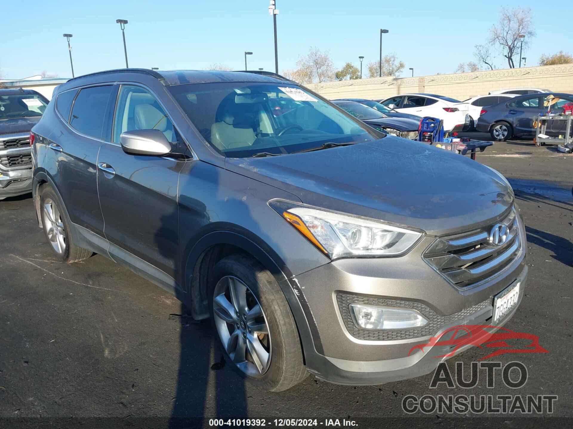 HYUNDAI SANTA FE SPORT 2014 - 5XYZU3LA0EG187534