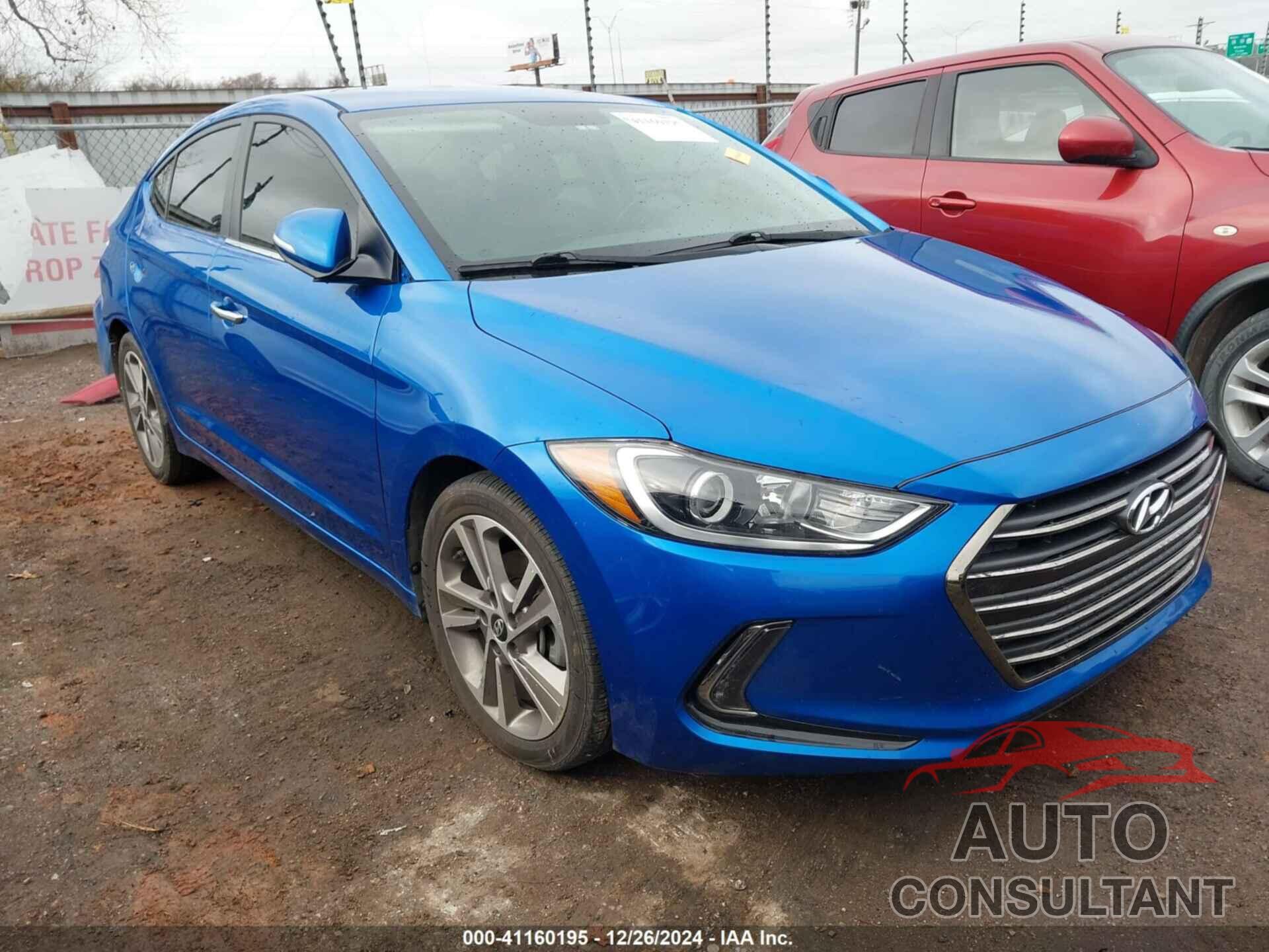 HYUNDAI ELANTRA 2017 - 5NPD84LF9HH049598