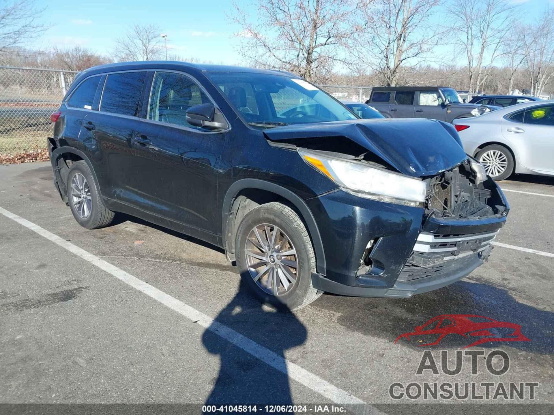 TOYOTA HIGHLANDER 2017 - 5TDJZRFH2HS358298