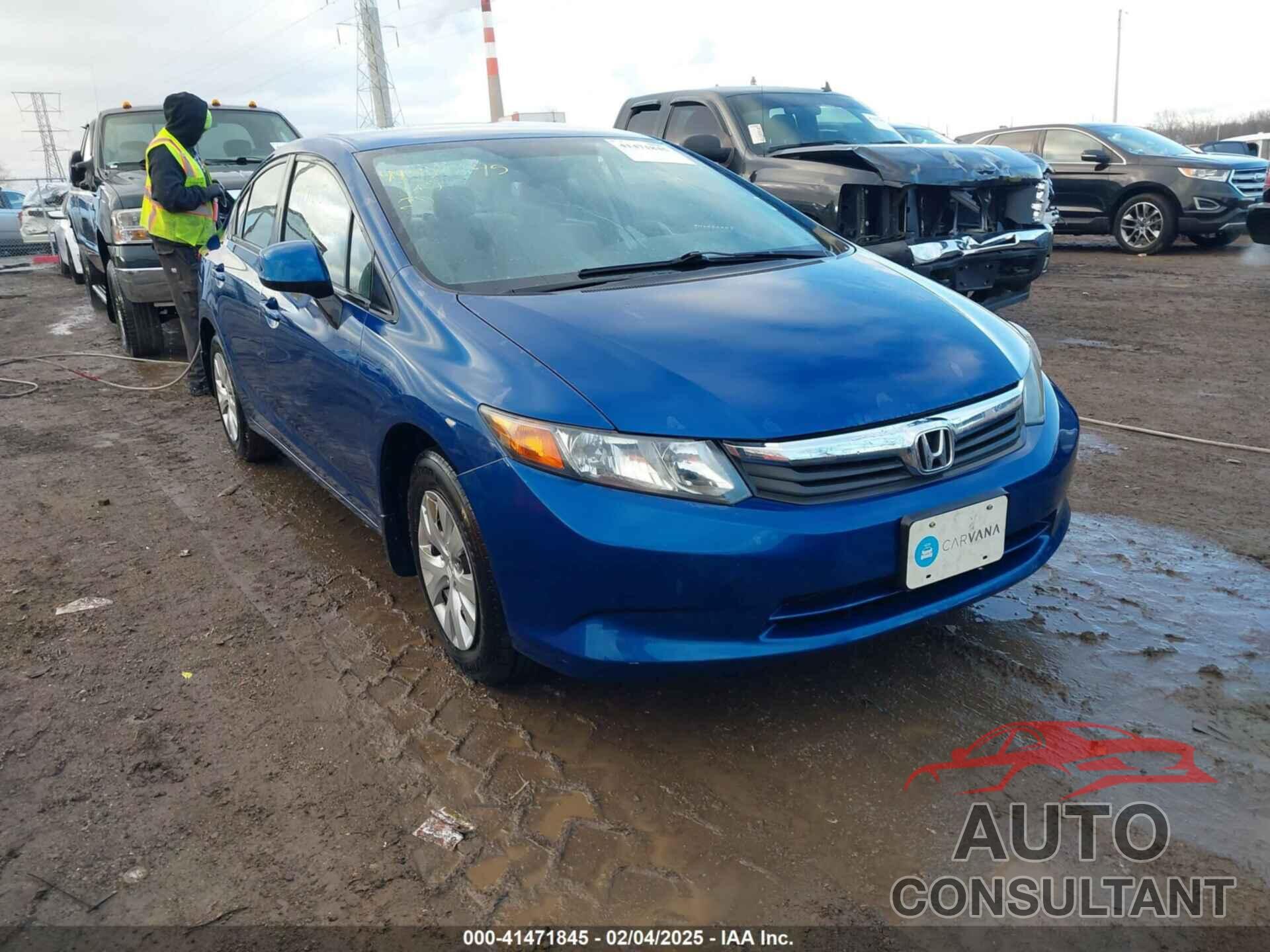HONDA CIVIC 2012 - 19XFB2F58CE018745