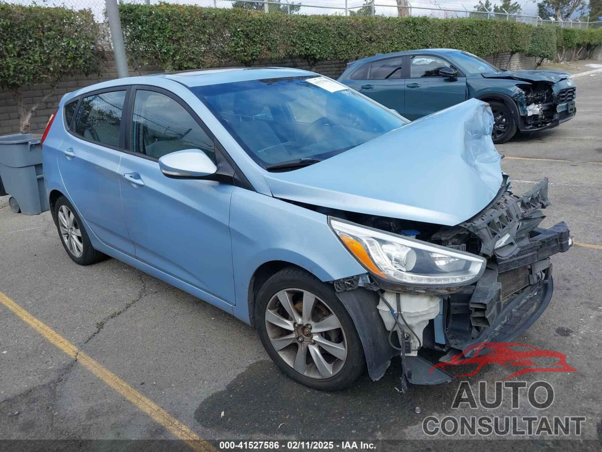 HYUNDAI ACCENT 2014 - KMHCU5AEXEU158091