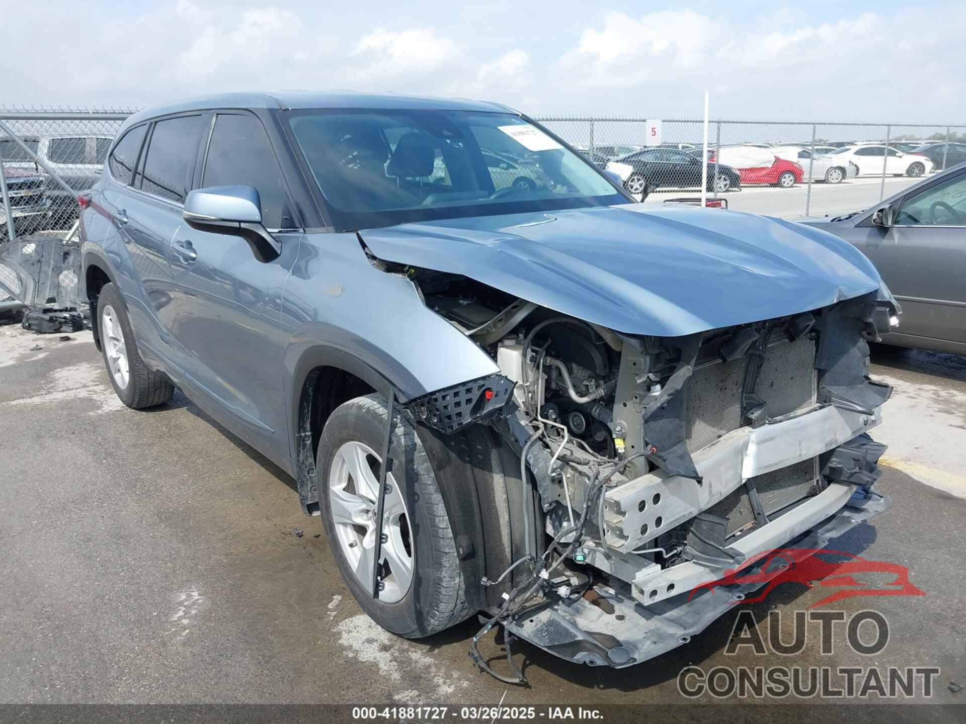 TOYOTA HIGHLANDER 2022 - 5TDZZRAH8NS136094