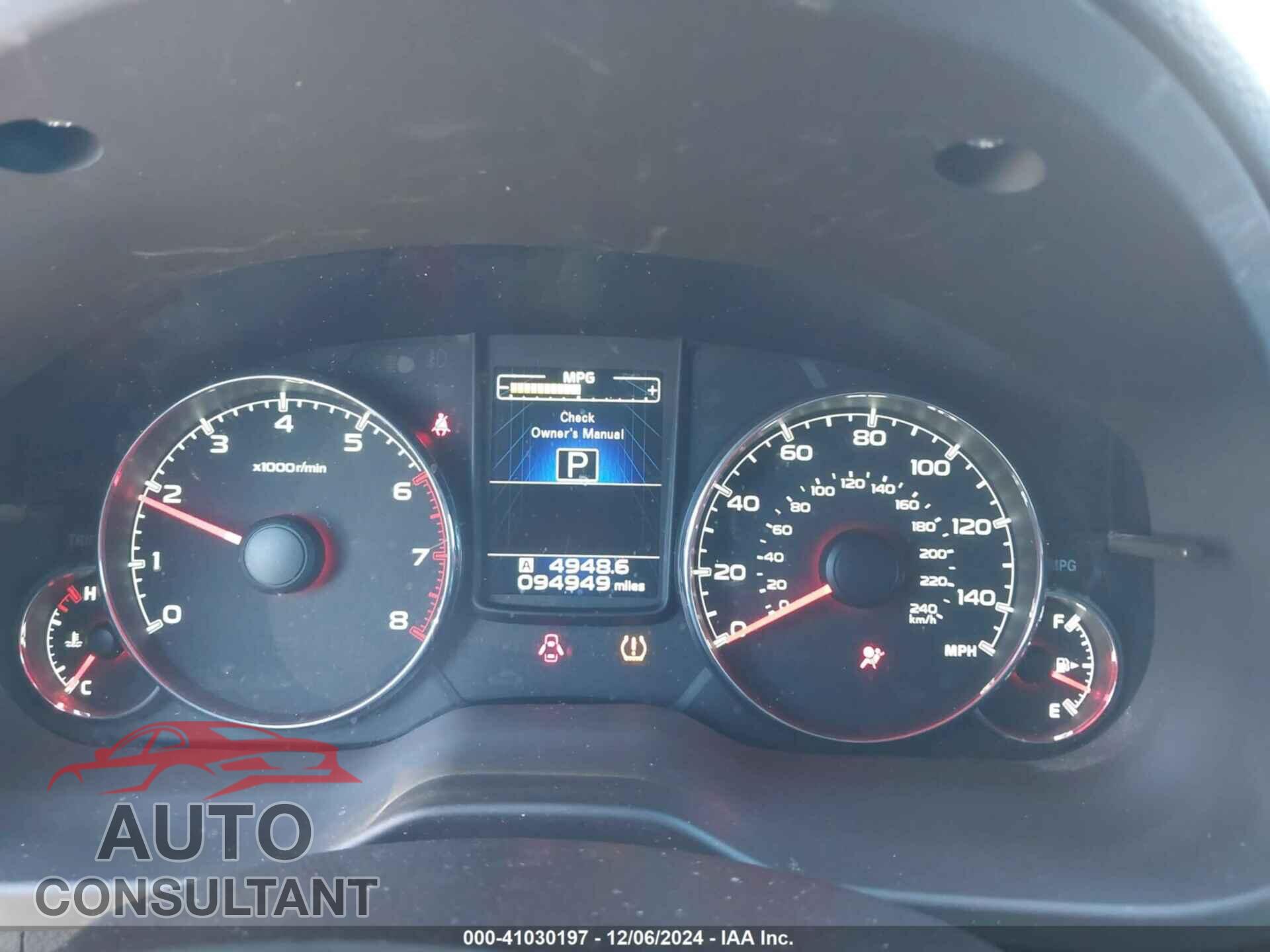 SUBARU OUTBACK 2013 - 4S4BRCKC6D3309124