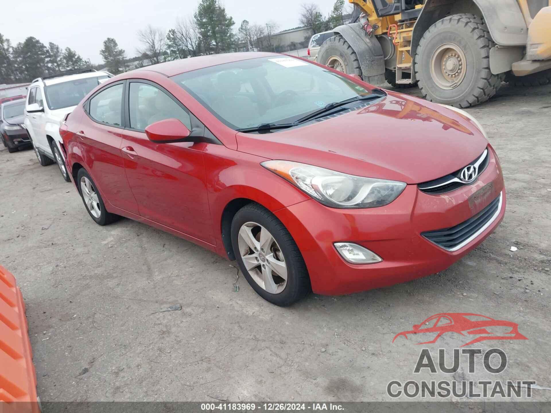 HYUNDAI ELANTRA 2013 - KMHDH4AE9DU813181