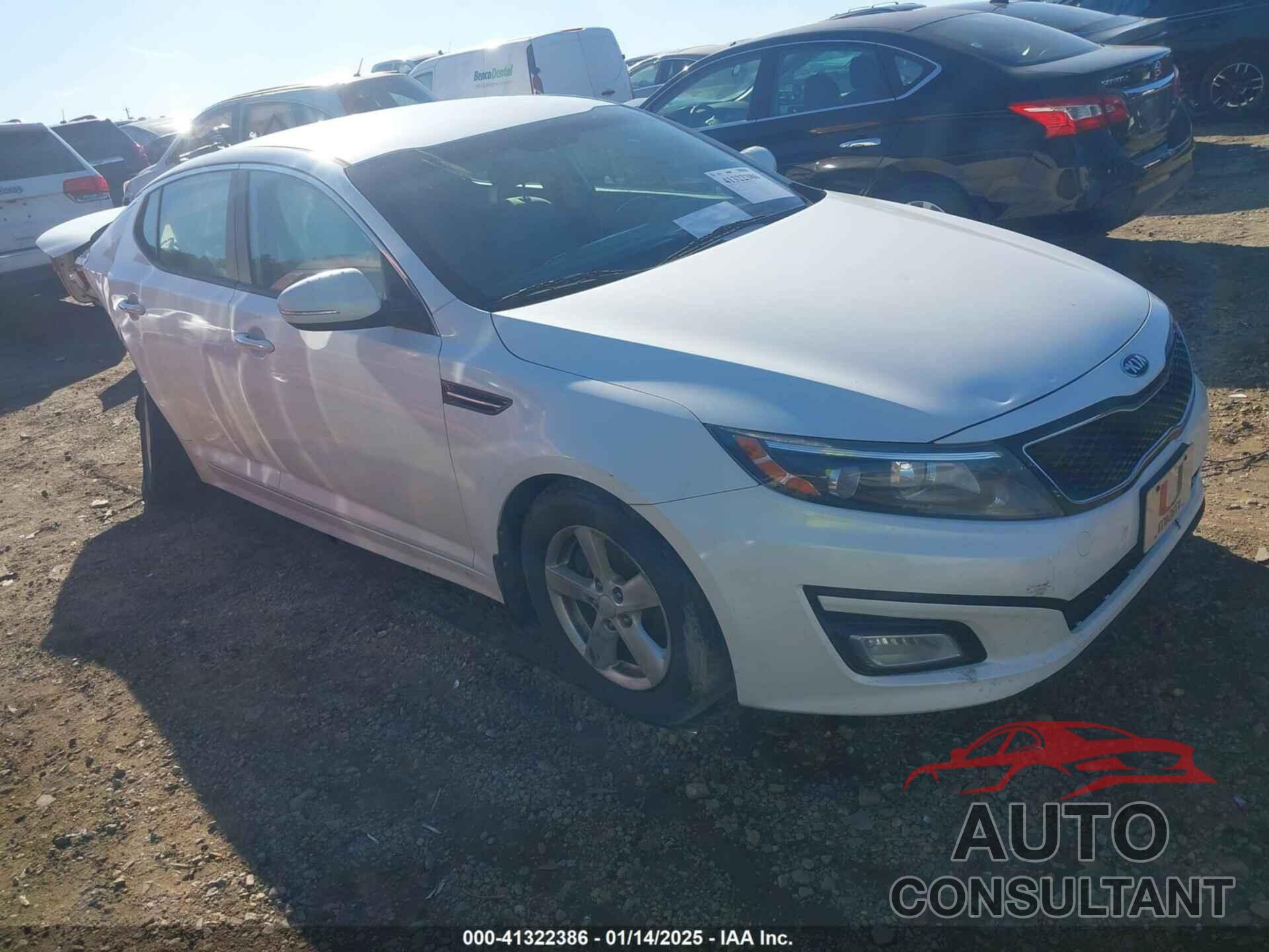 KIA OPTIMA 2014 - KNAGM4A78E5495450