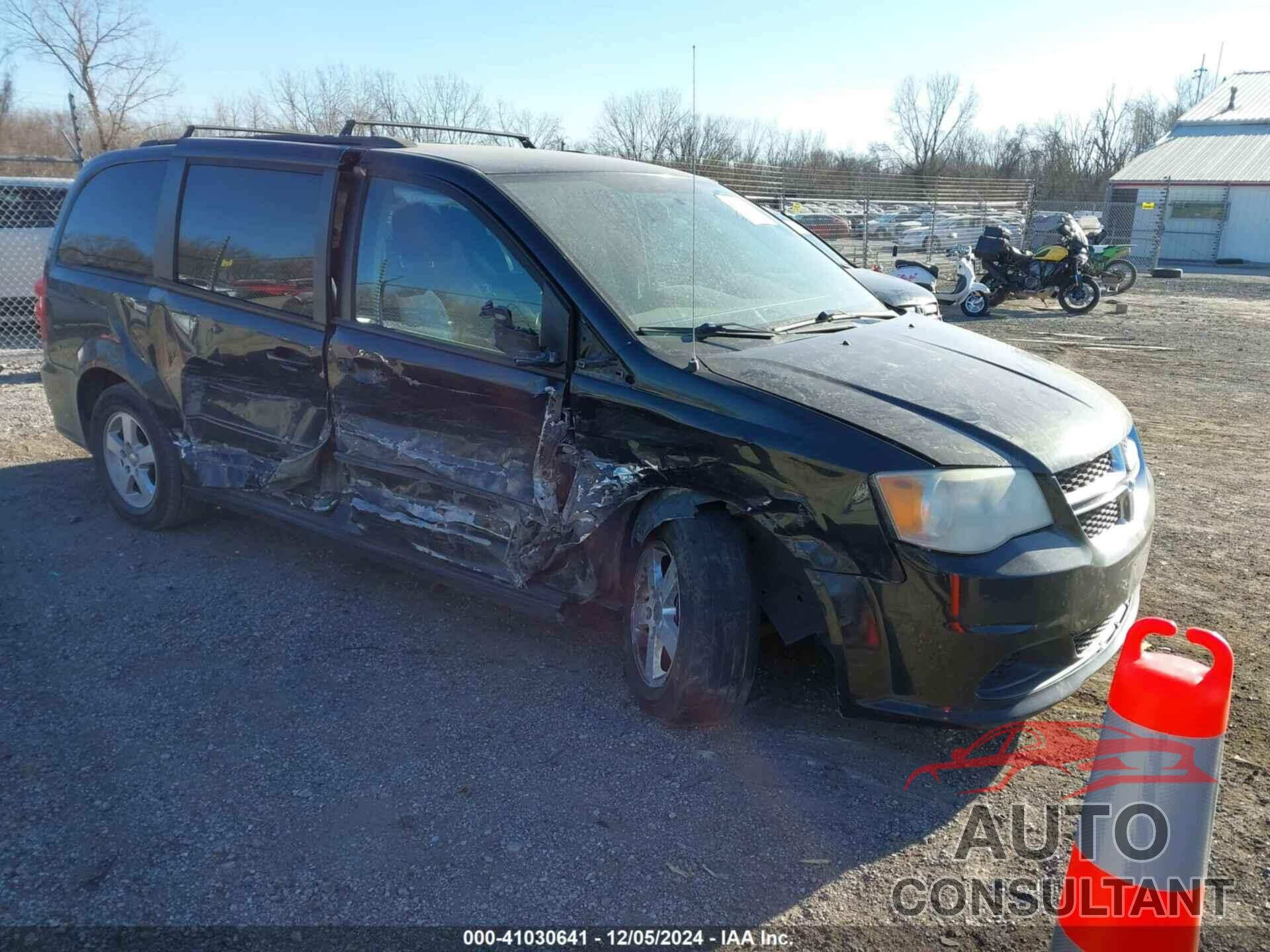 DODGE GRAND CARAVAN 2012 - 2C4RDGCG9CR346829
