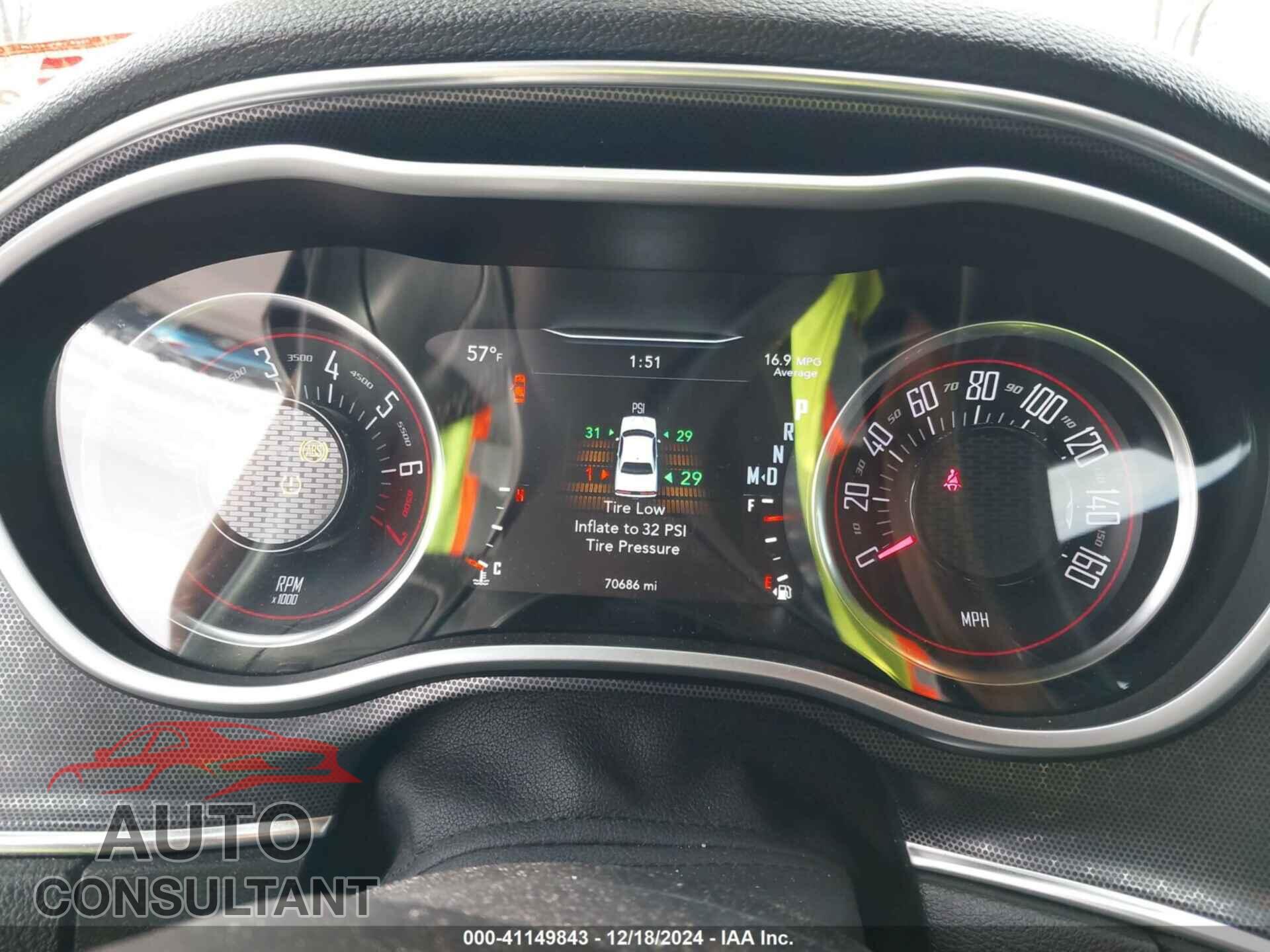 DODGE CHALLENGER 2017 - 2C3CDZAG9HH583147