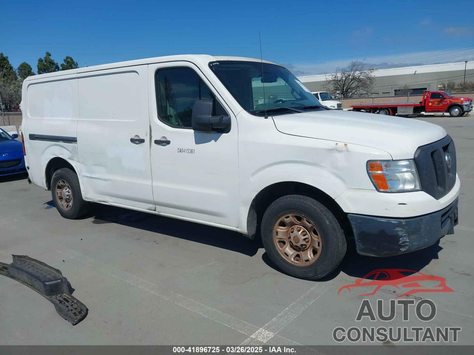 NISSAN NV 2012 - 1N6BF0KY8CN108235