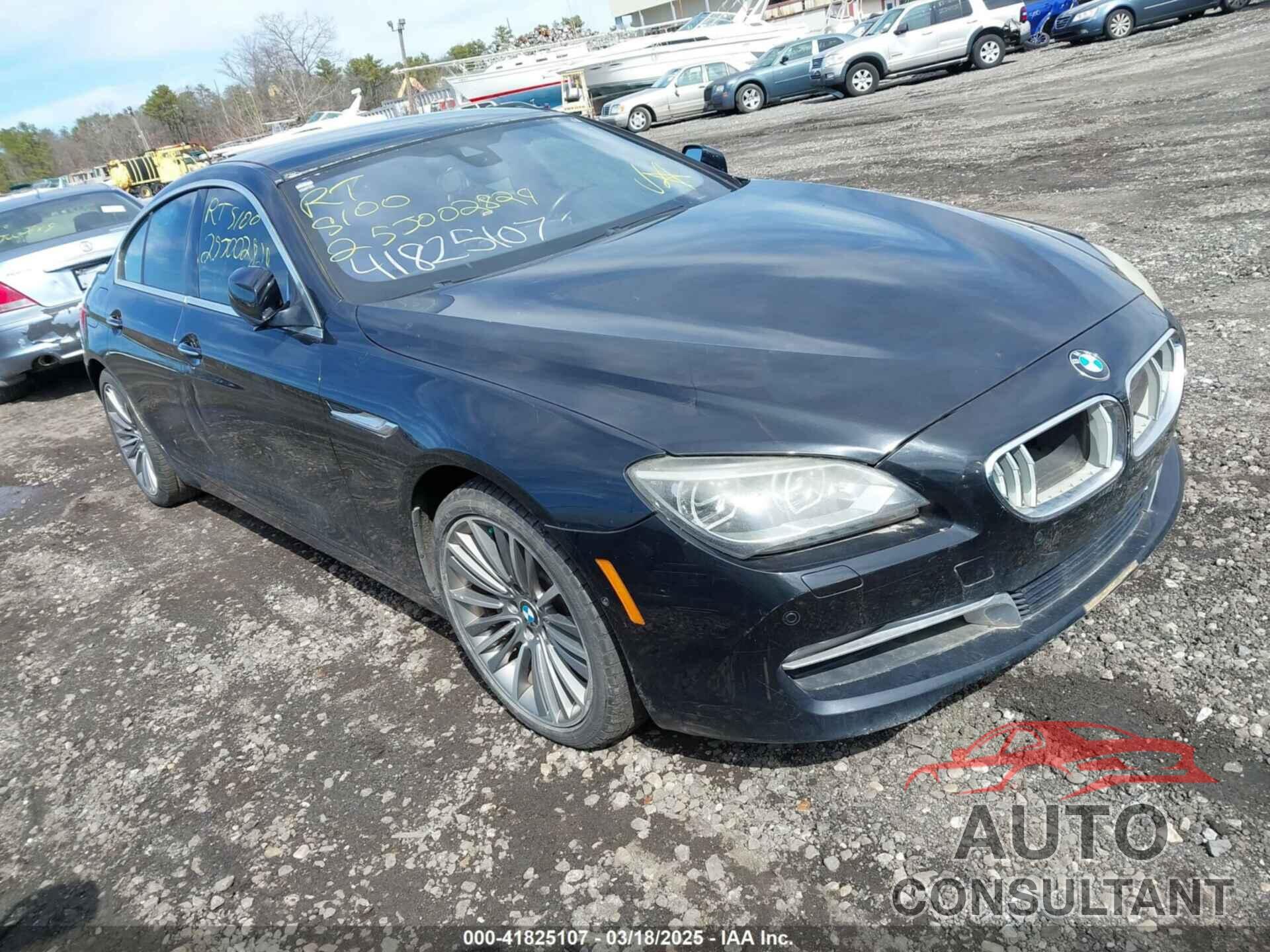 BMW 650I GRAN COUPE 2013 - WBA6B4C53DD098536