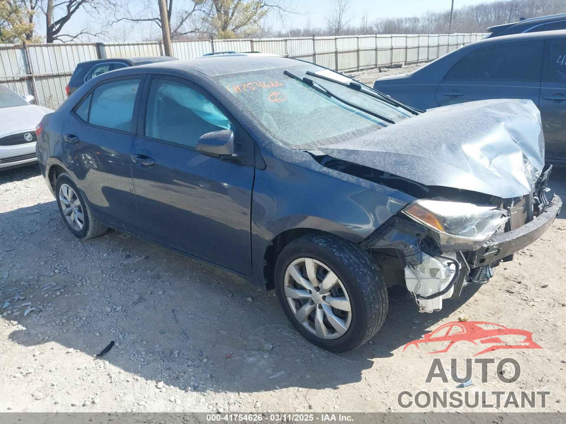 TOYOTA COROLLA 2014 - 5YFBURHE1EP128052