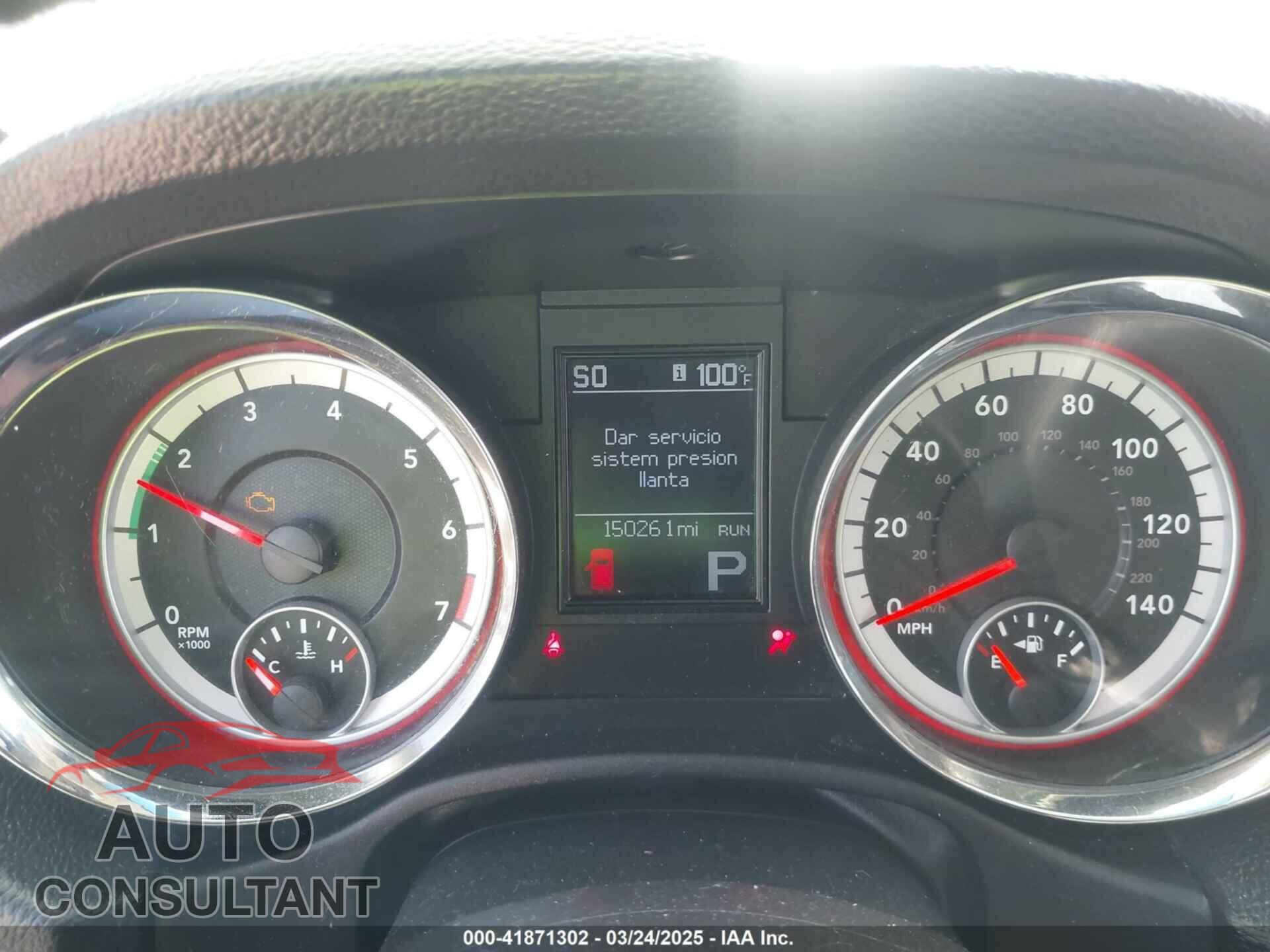 DODGE DURANGO 2012 - 1C4RDHDG4CC121876