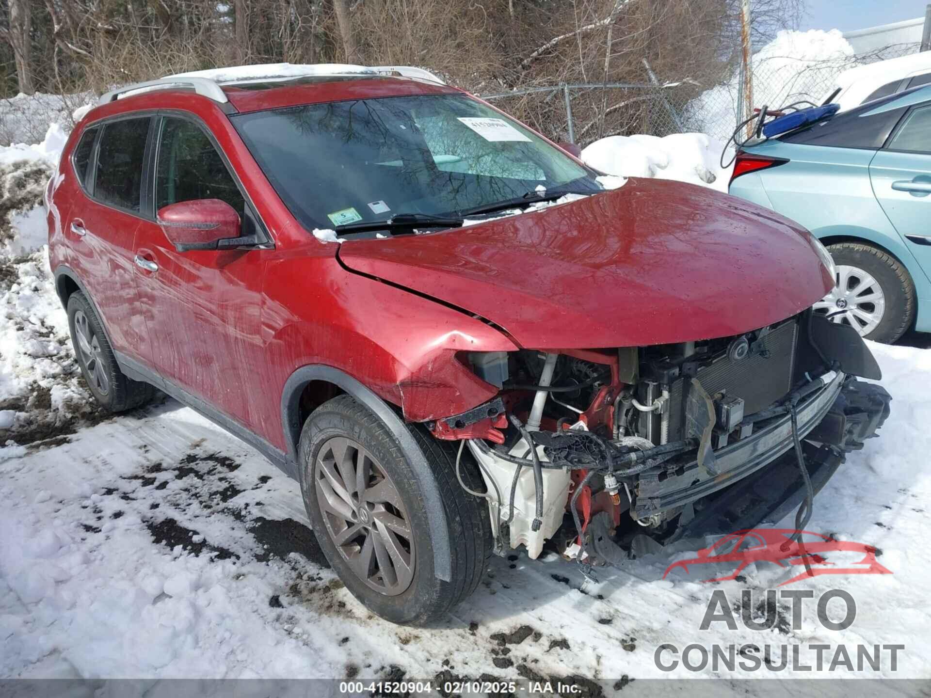NISSAN ROGUE 2016 - 5N1AT2MV9GC874560