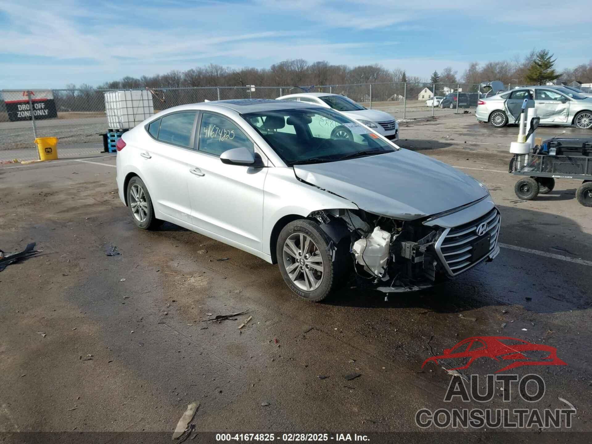HYUNDAI ELANTRA 2018 - 5NPD84LF8JH331057