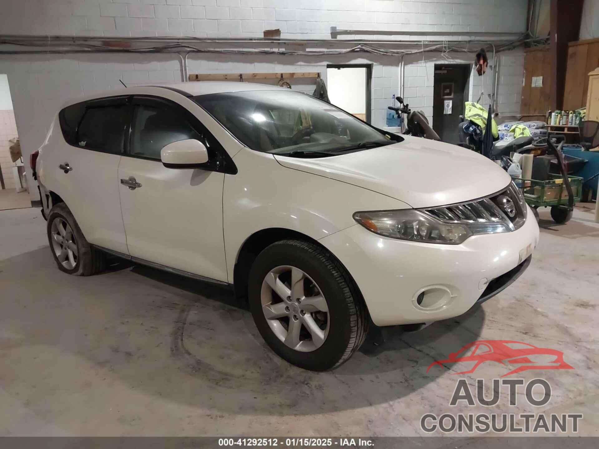 NISSAN MURANO 2010 - JN8AZ1MW4AW124760