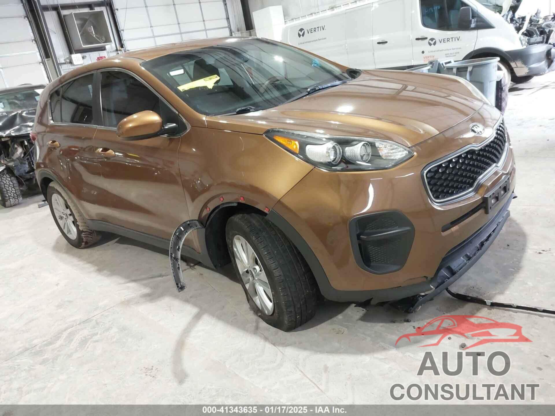 KIA SPORTAGE 2017 - KNDPM3AC5H7217687
