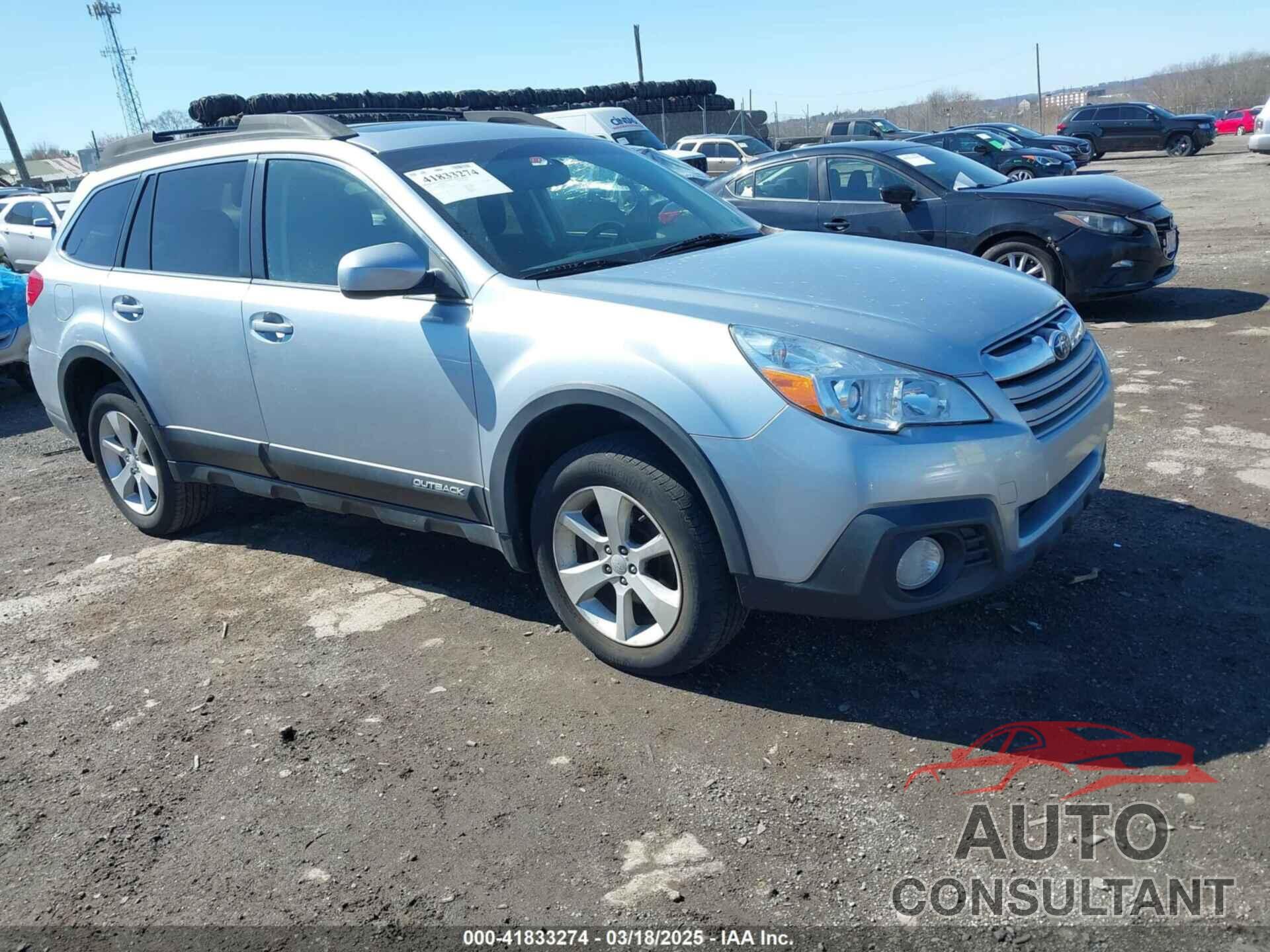 SUBARU OUTBACK 2013 - 4S4BRBGC8D3239709