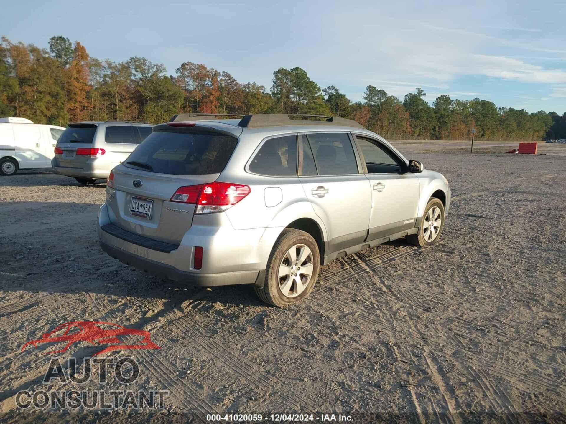 SUBARU OUTBACK 2012 - 4S4BRCCC2C3266477