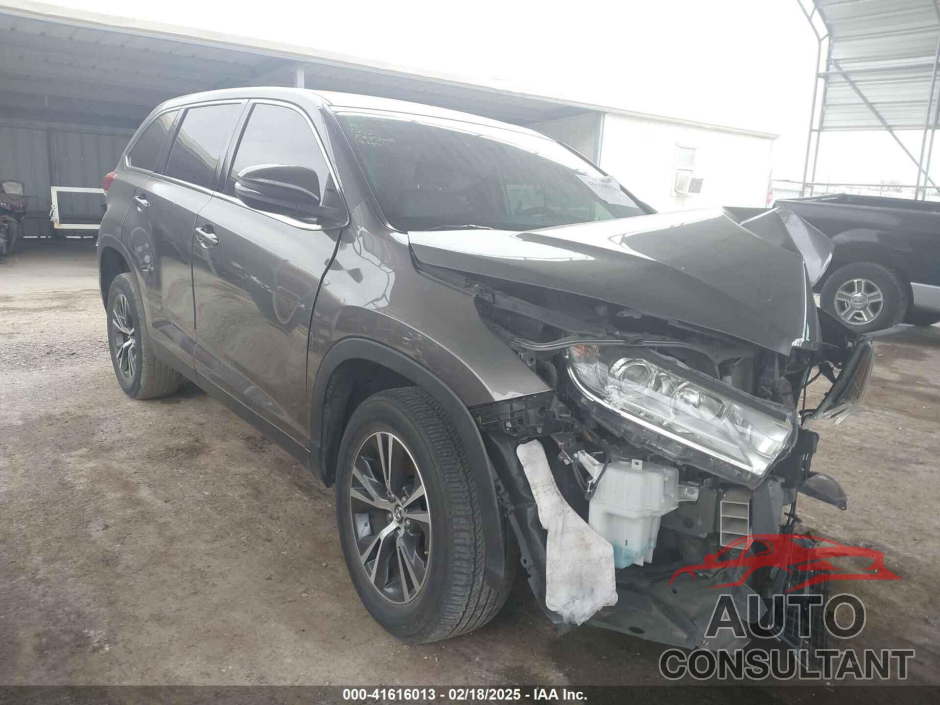 TOYOTA HIGHLANDER 2019 - 5TDZZRFH9KS341265