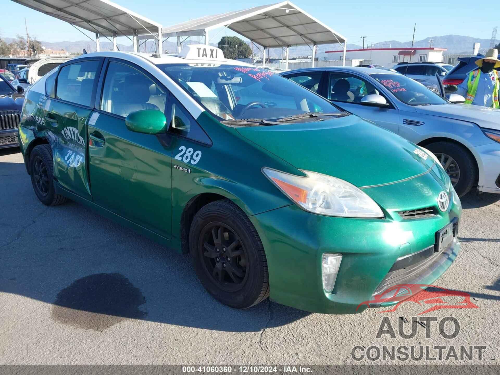 TOYOTA PRIUS 2013 - JTDKN3DU2D1701616