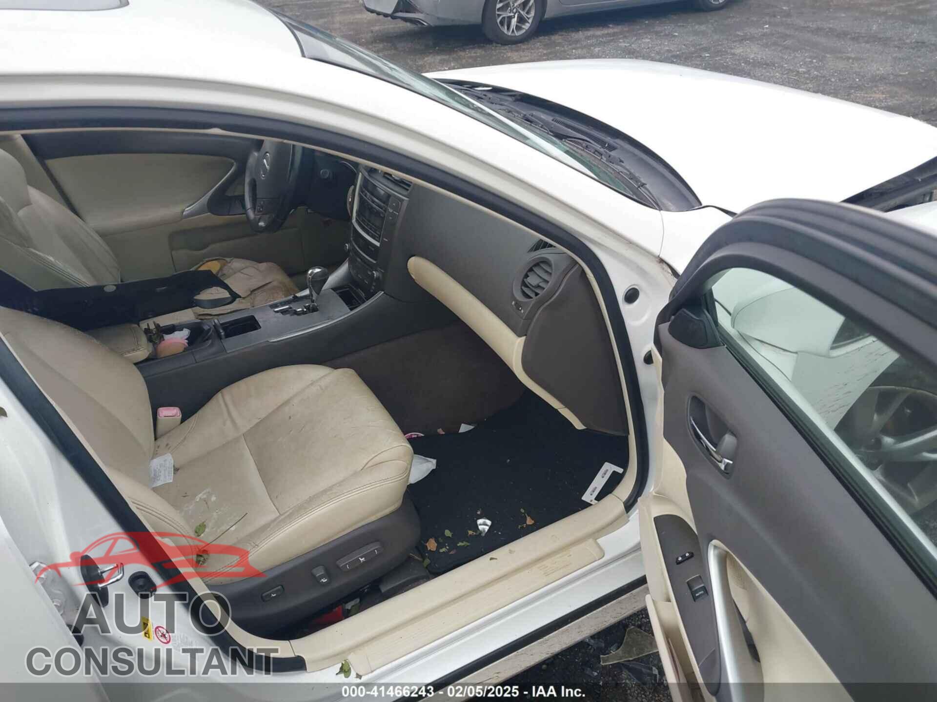 LEXUS IS 250 2010 - JTHBF5C20A5120725